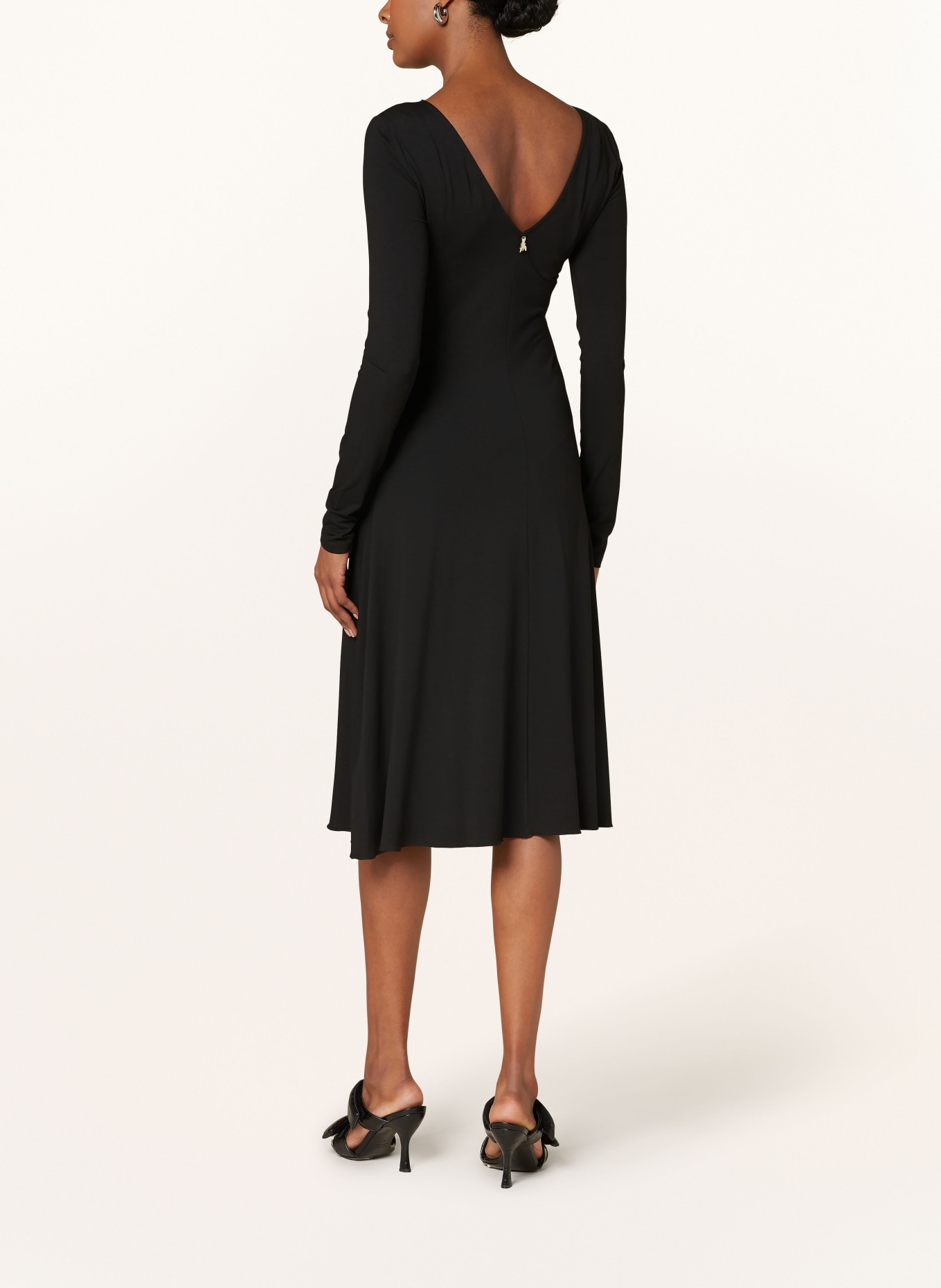 PATRIZIA PEPE Jersey dress, Color: BLACK (Image 3)