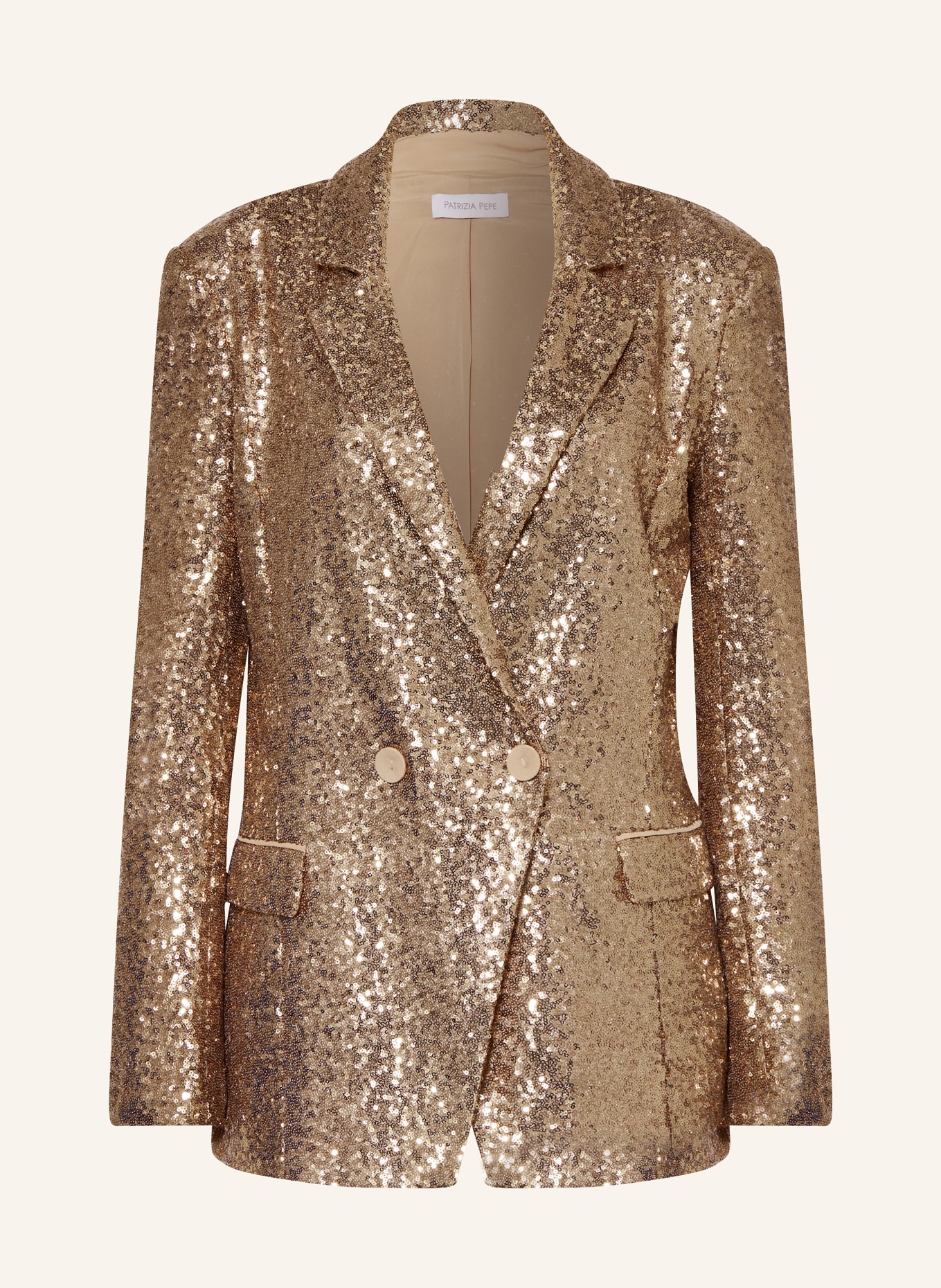 PATRIZIA PEPE Blazer with sequins, Color: GOLD (Image 1)