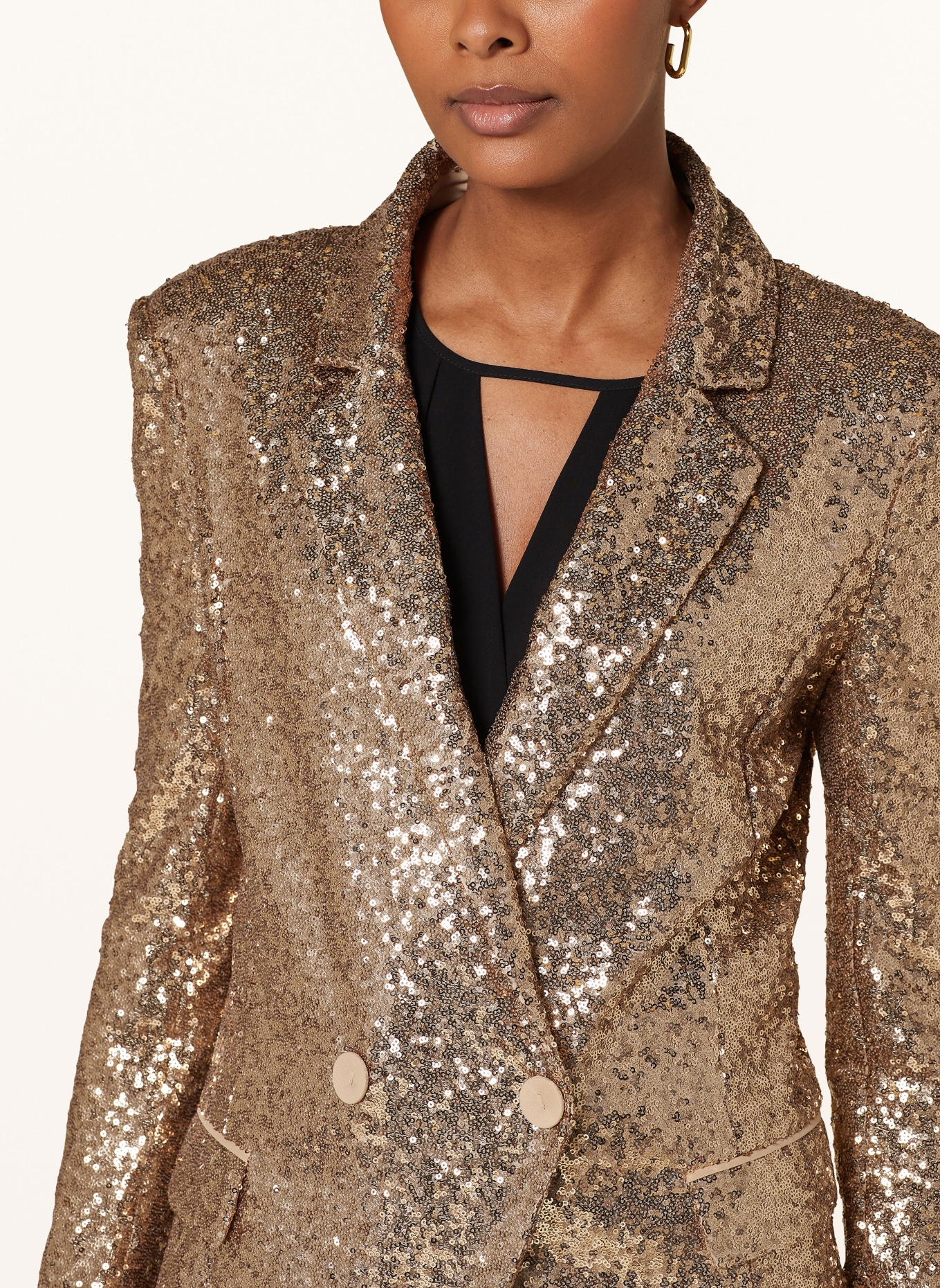 PATRIZIA PEPE Blazer with sequins, Color: GOLD (Image 4)