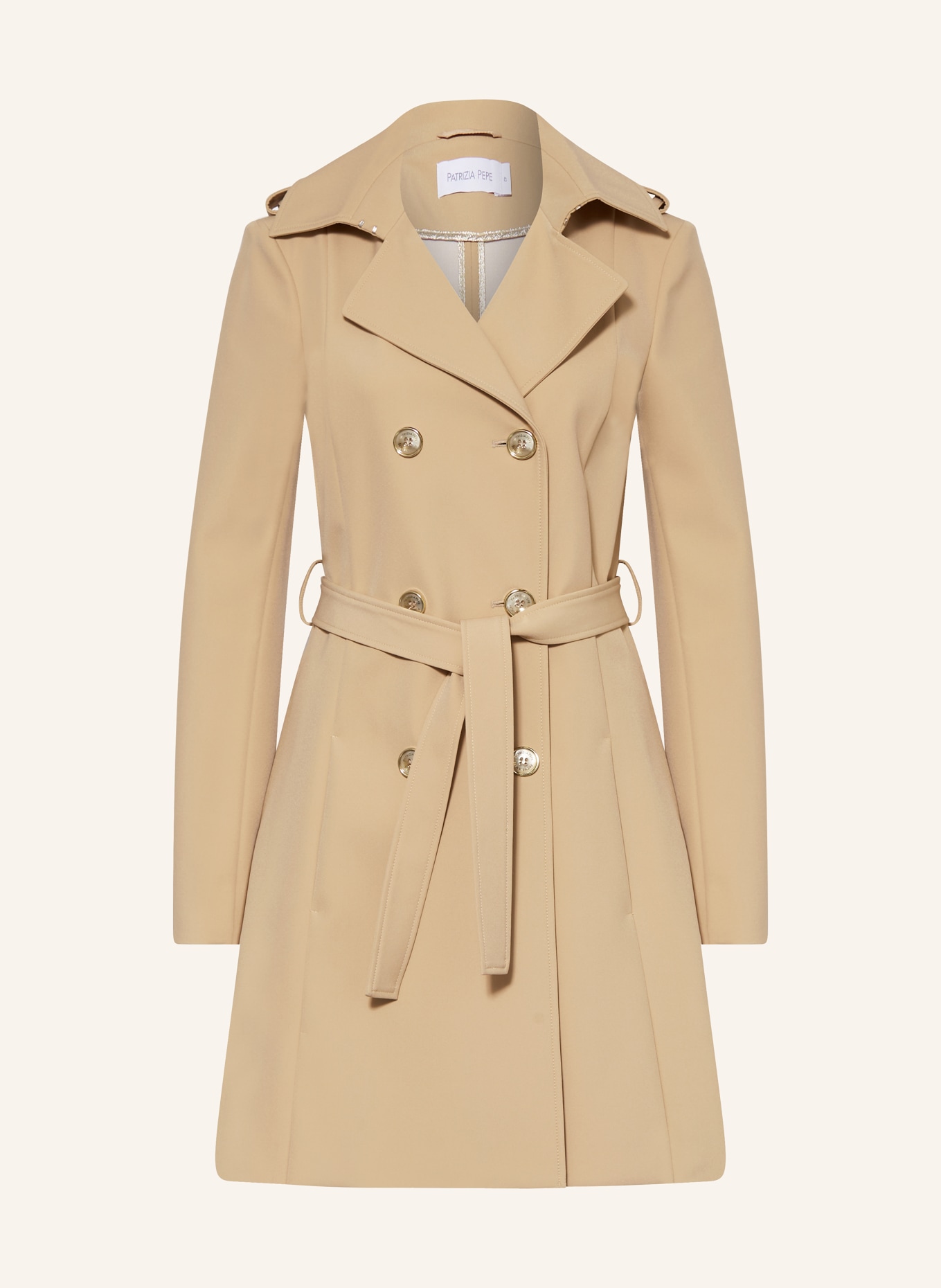 PATRIZIA PEPE Trench coat, Color: BEIGE (Image 1)