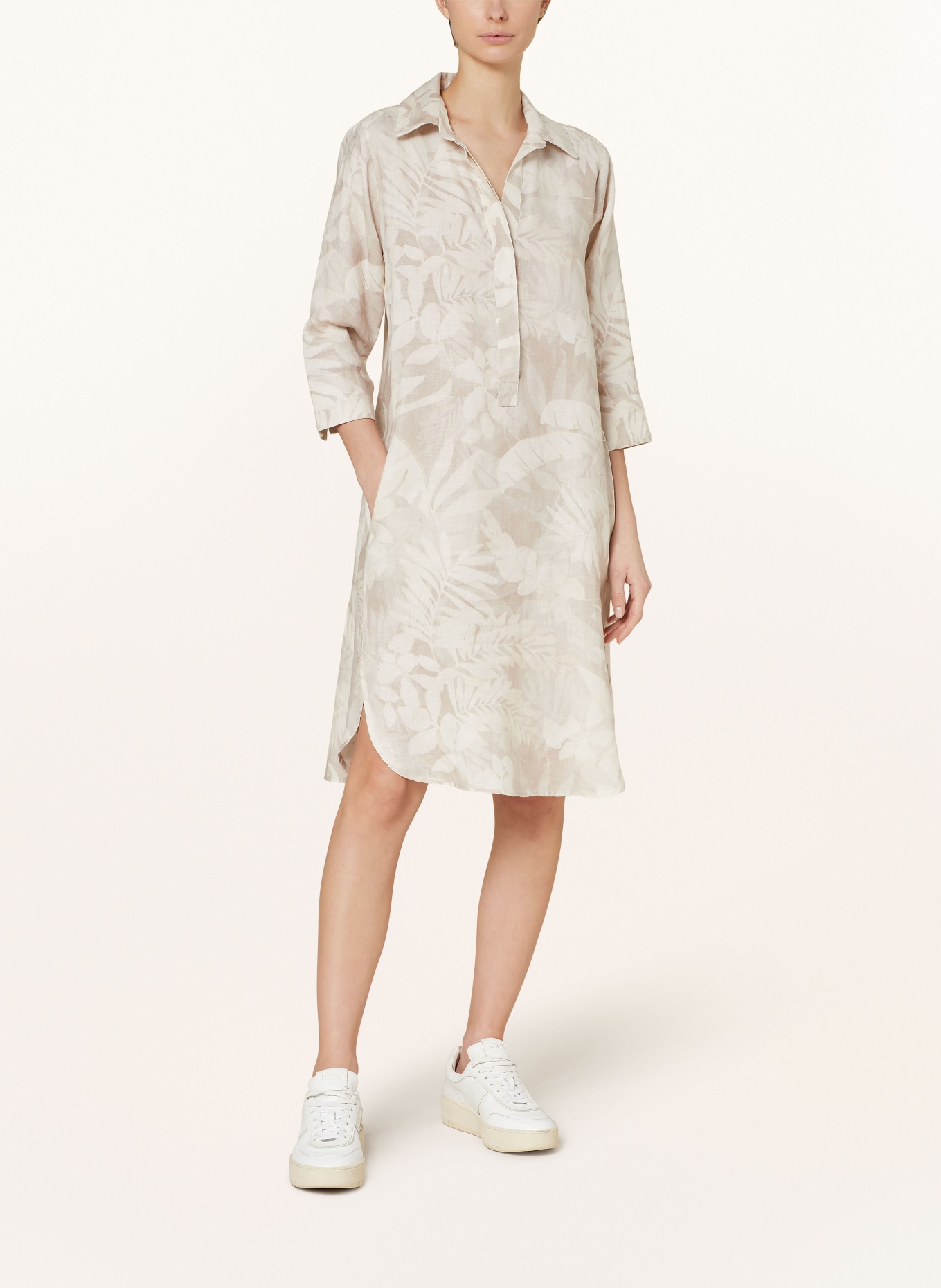 ANGOOR Linen dress, Color: BEIGE/ CREAM (Image 2)