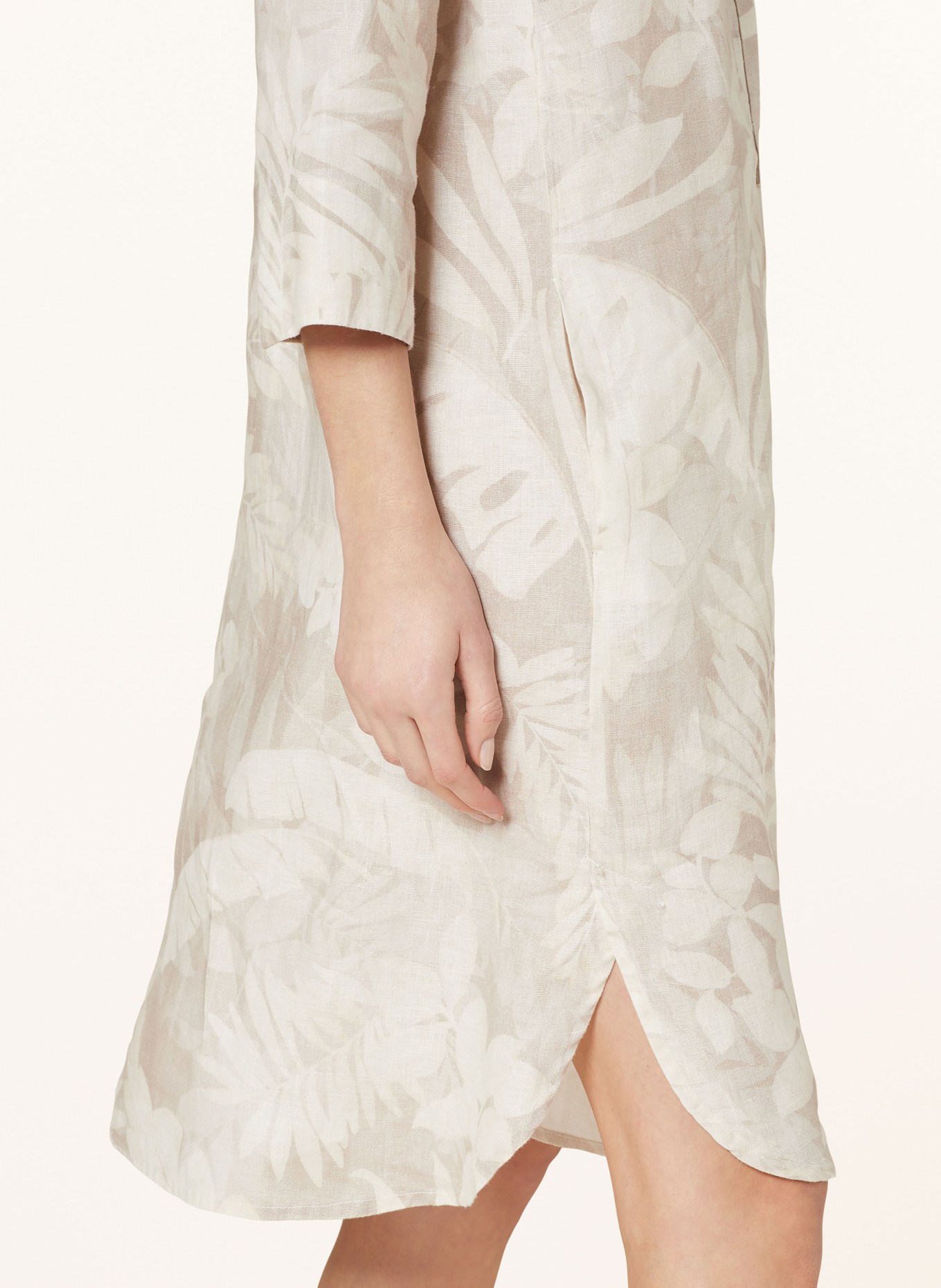 ANGOOR Linen dress, Color: BEIGE/ CREAM (Image 4)