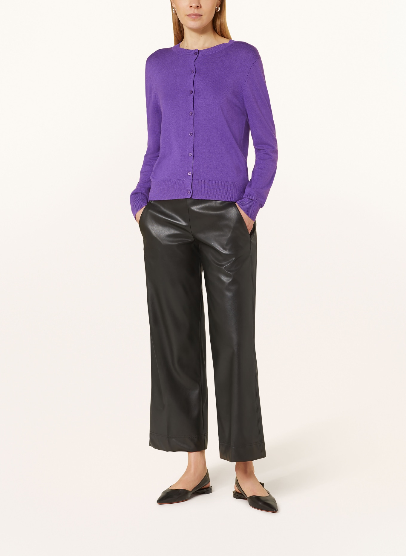 darling harbour Cardigan, Color: PURPLE (Image 2)