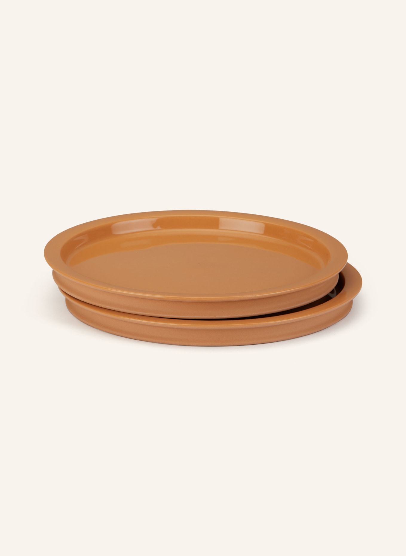 SERAX Set of 2 dessert plates DUNE XS, Color: ORANGE (Image 1)