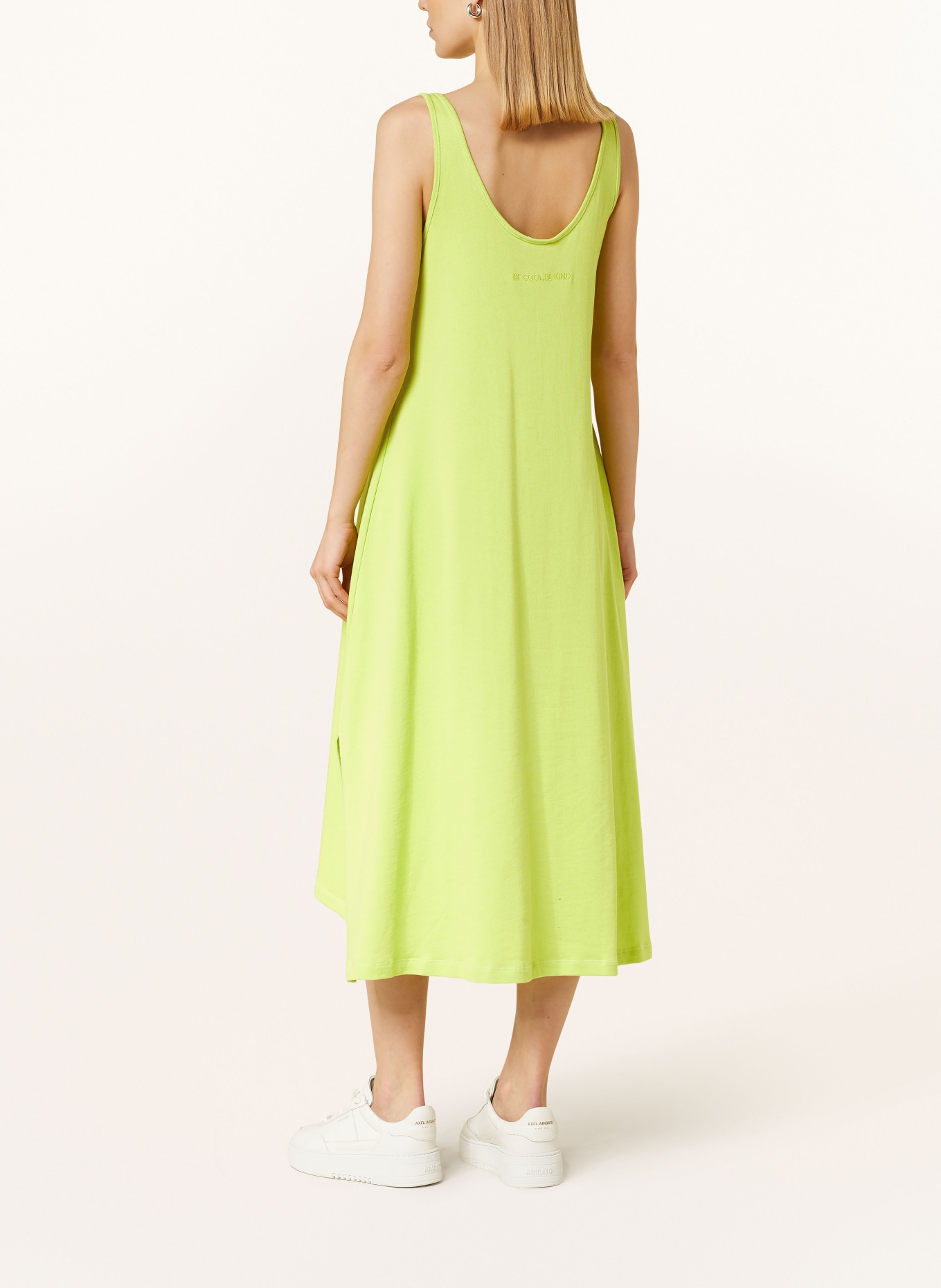 darling harbour Sweatkleid: limettengrün