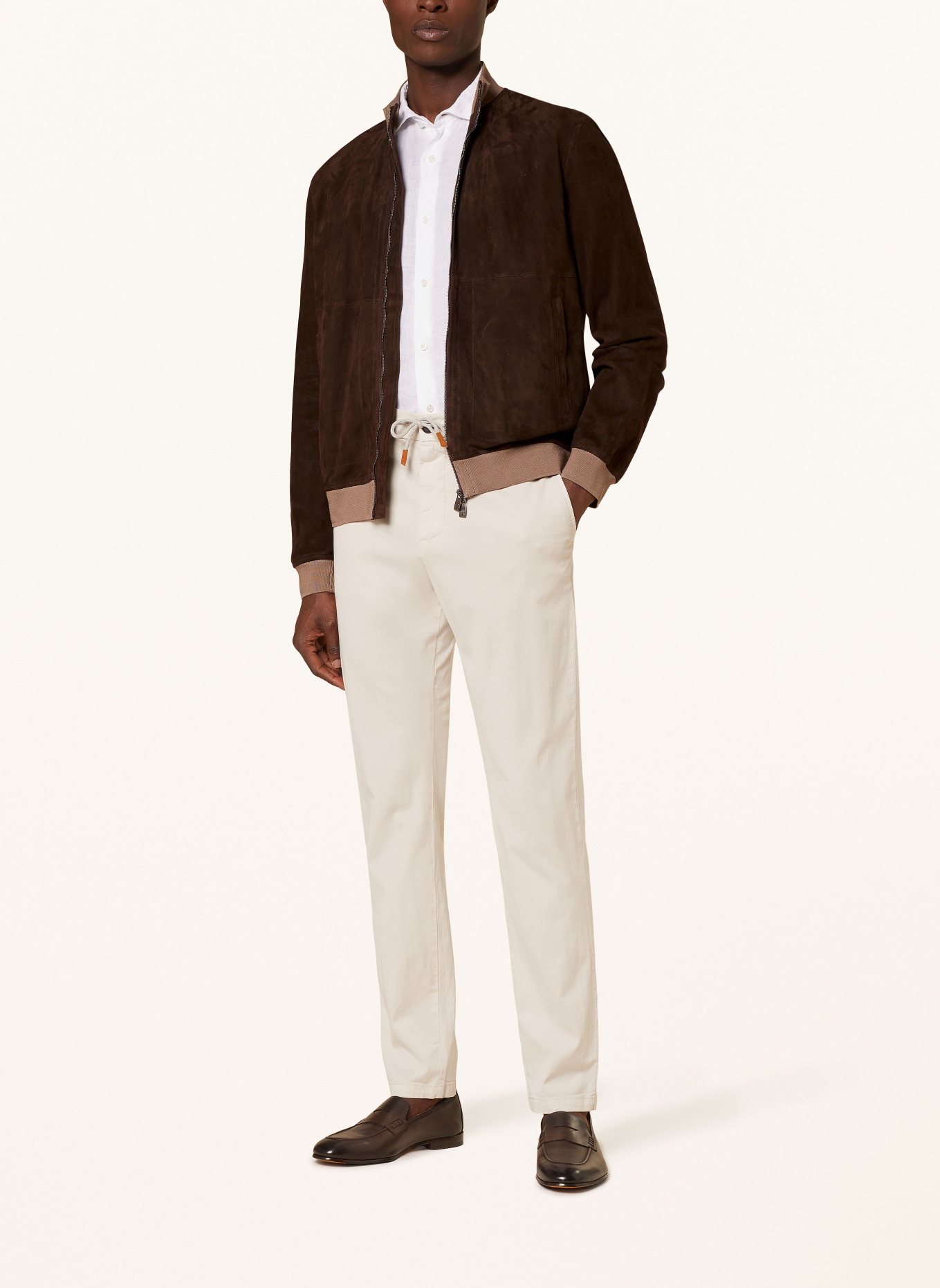 CORNELIANI Leather jacket, Color: DARK BROWN (Image 2)