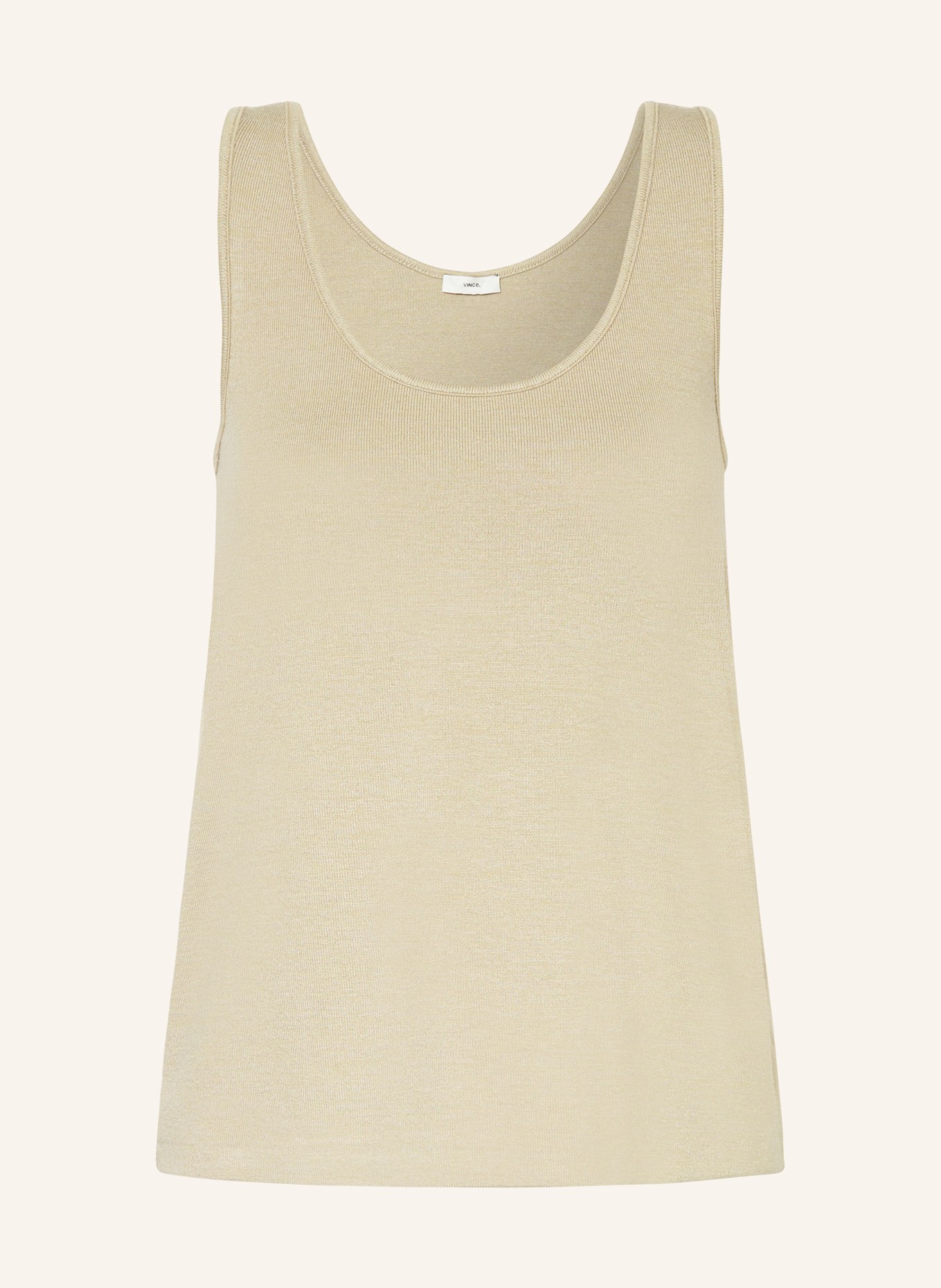 VINCE Linen top, Color: BEIGE (Image 1)