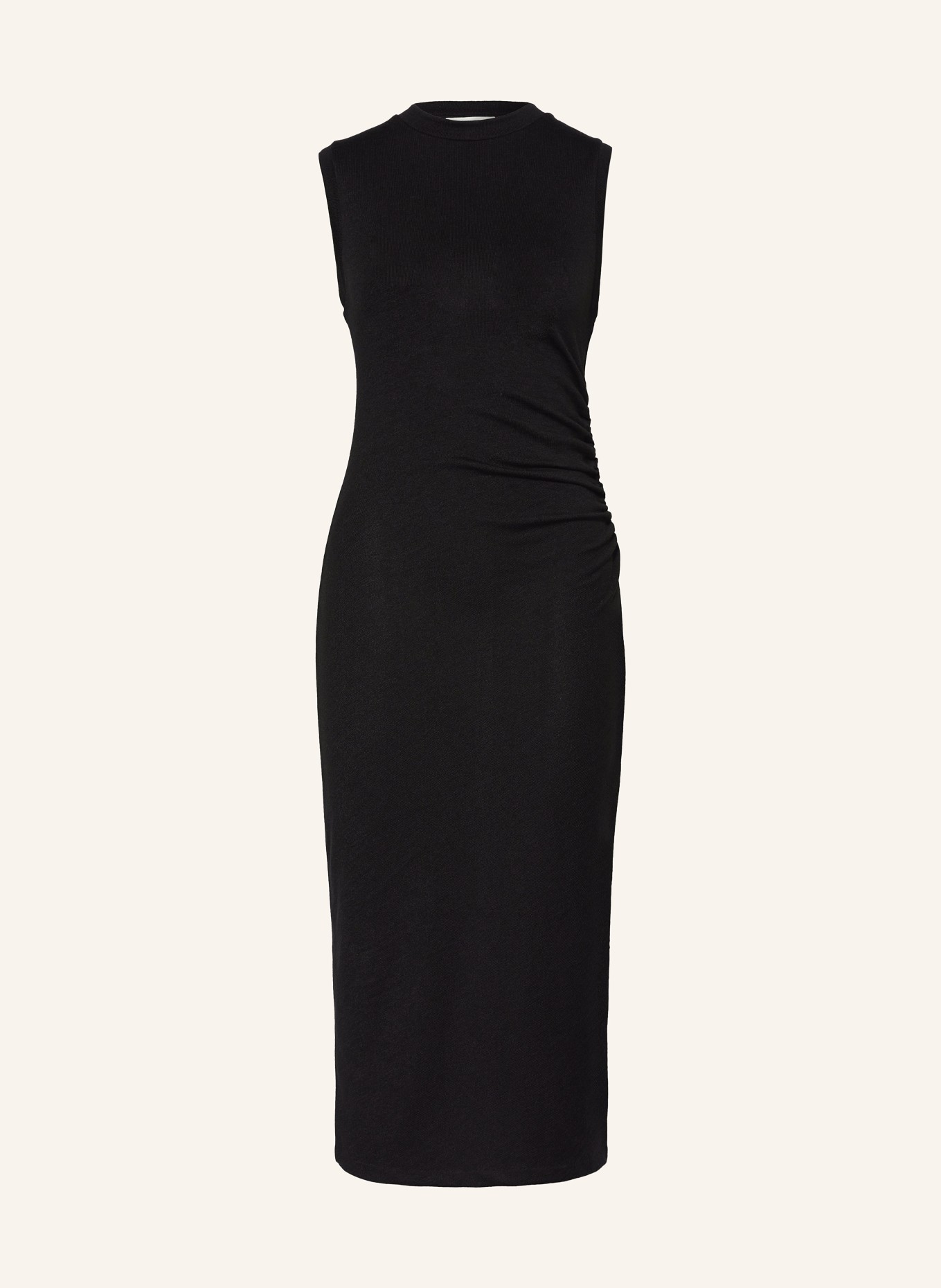 VINCE Knit dress made of linen, Color: BLACK (Image 1)