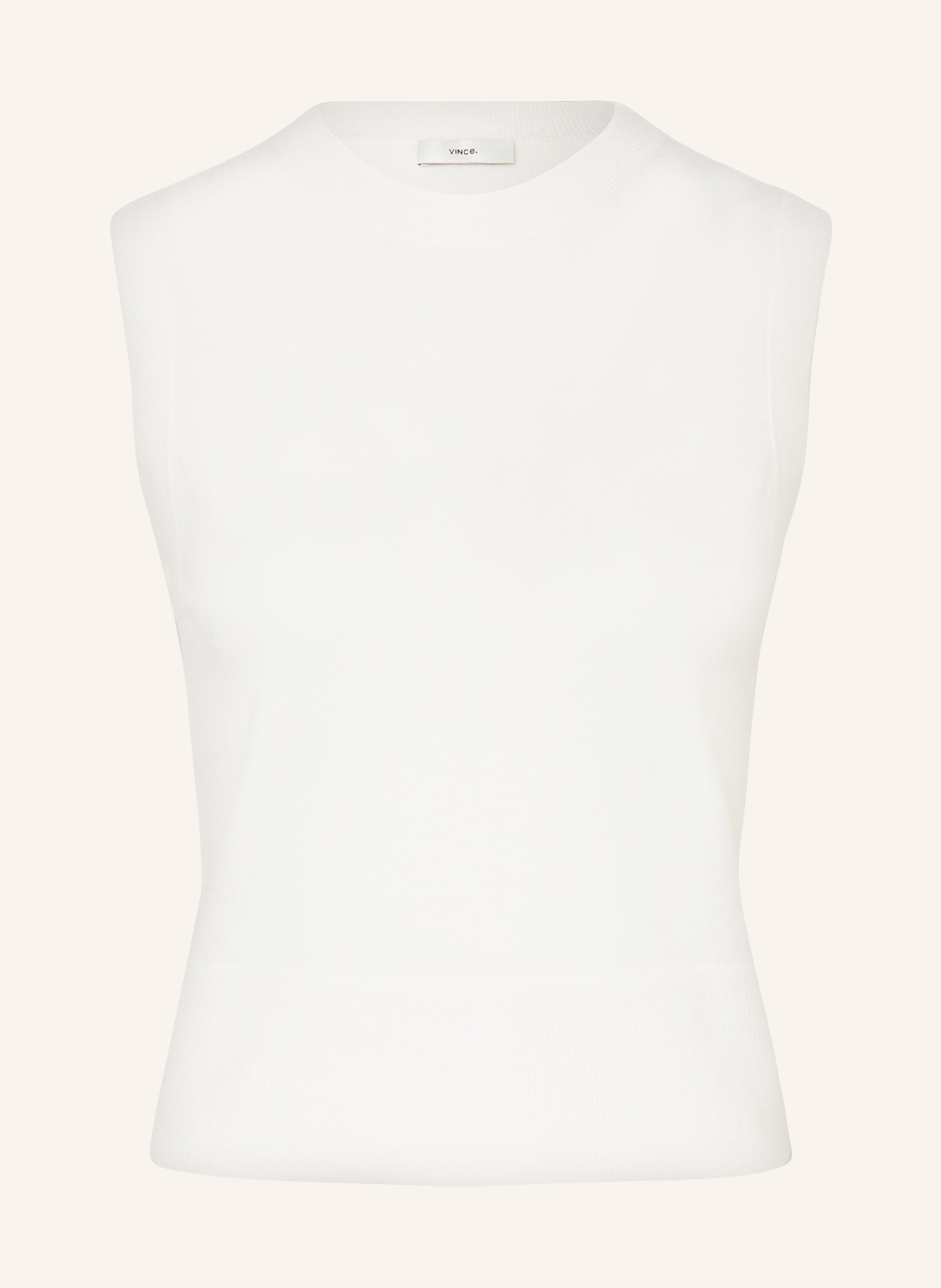 VINCE Sweater vest, Color: WHITE (Image 1)