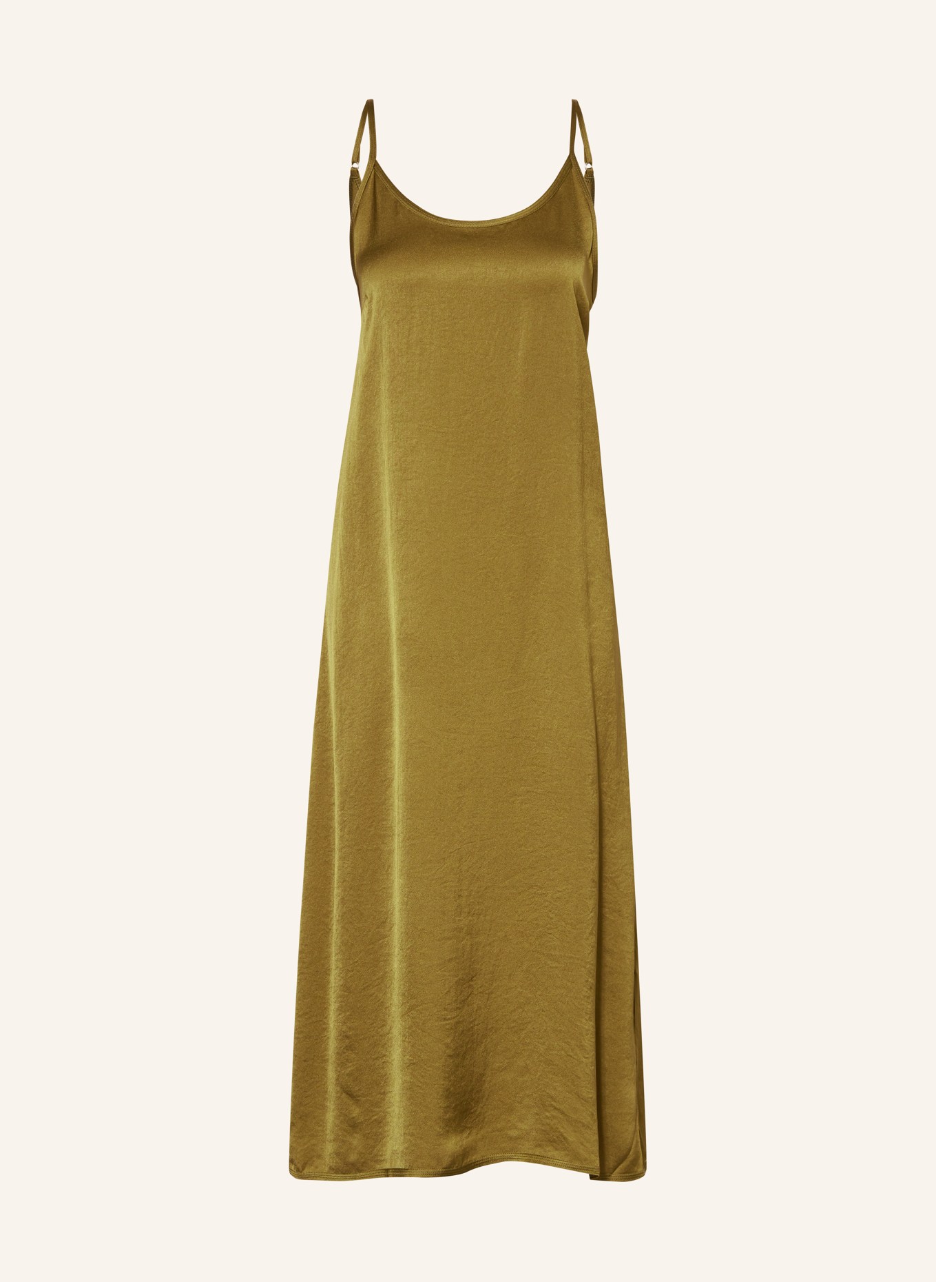 American Vintage Sukienka satynowa WIDLAND, Kolor: KHAKI (Obrazek 1)