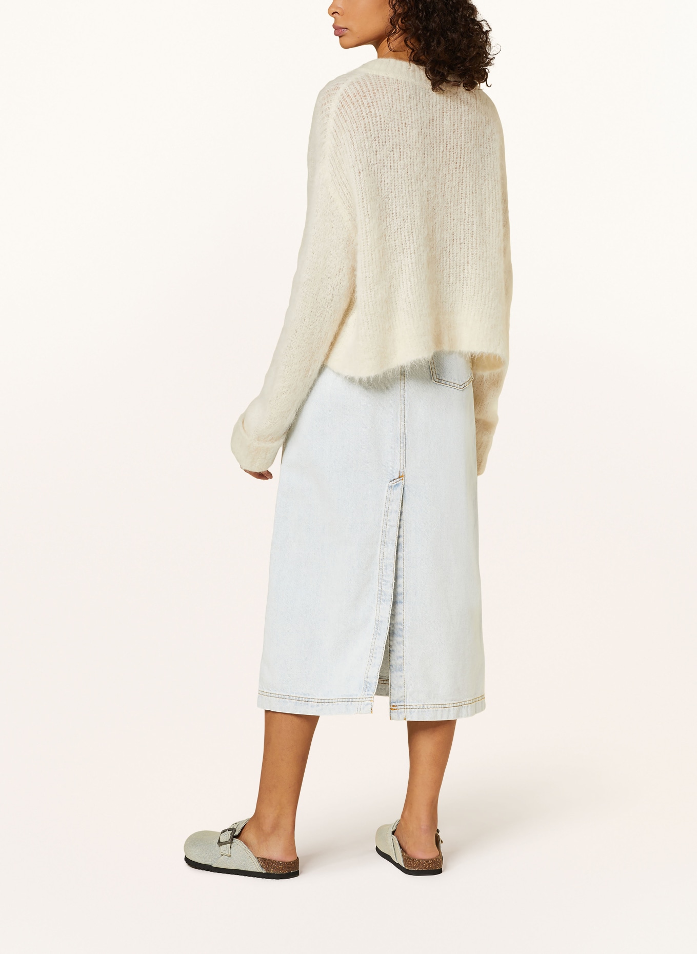 American Vintage Alpaca sweater BYMI, Color: WHITE (Image 3)
