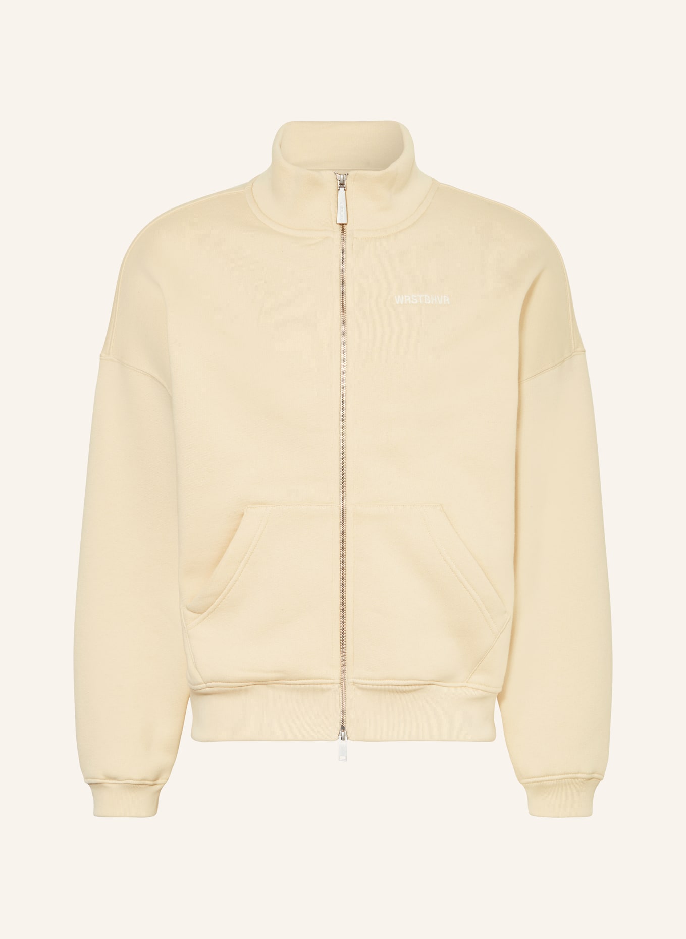 WRSTBHVR Sweat jacket NIMO, Color: LIGHT BROWN (Image 1)