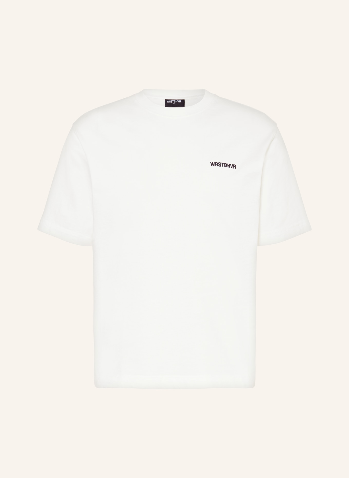 WRSTBHVR T-shirt NEZU, Color: WHITE (Image 1)