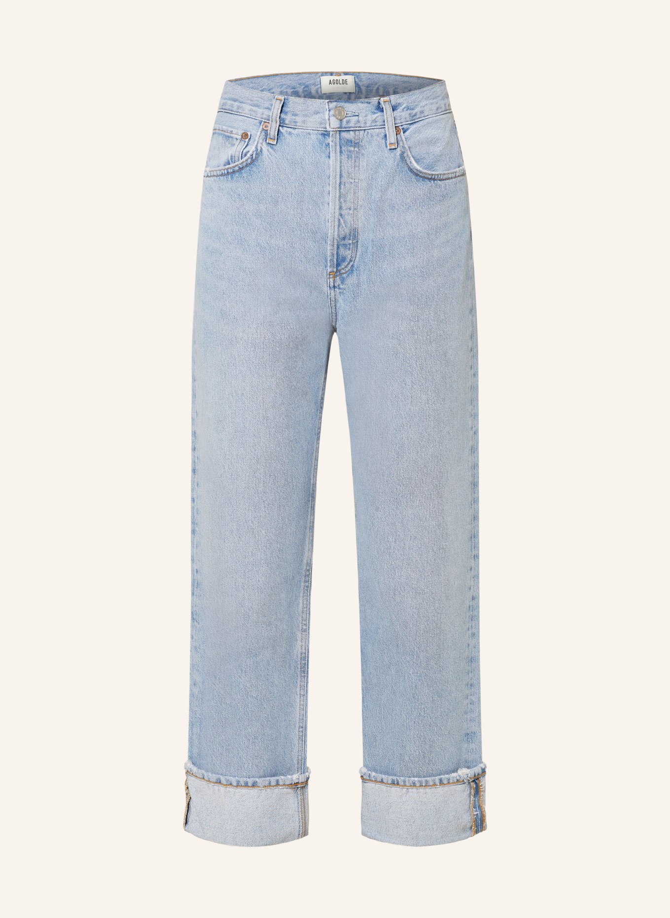 AGOLDE Straight Jeans FRAN, Farbe: force vint marbled ind (Bild 1)