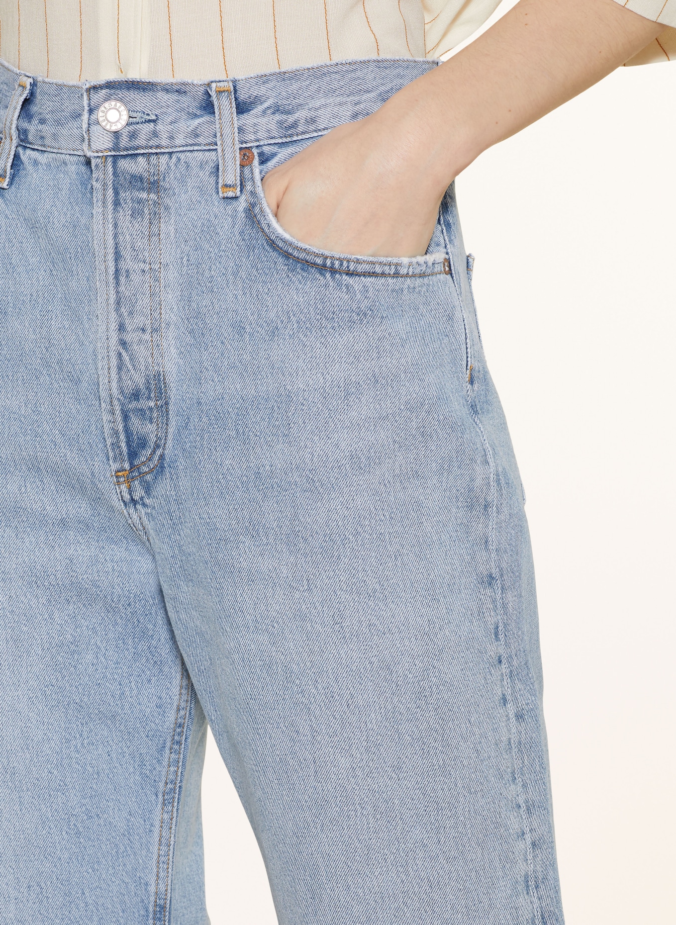AGOLDE Straight jeans FRAN, Color: force vint marbled ind (Image 5)