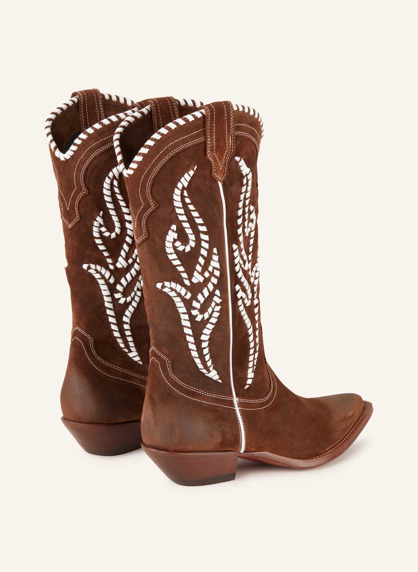 SONORA Cowboy boots SANTA FE TWIST, Color: BROWN/ WHITE (Image 2)