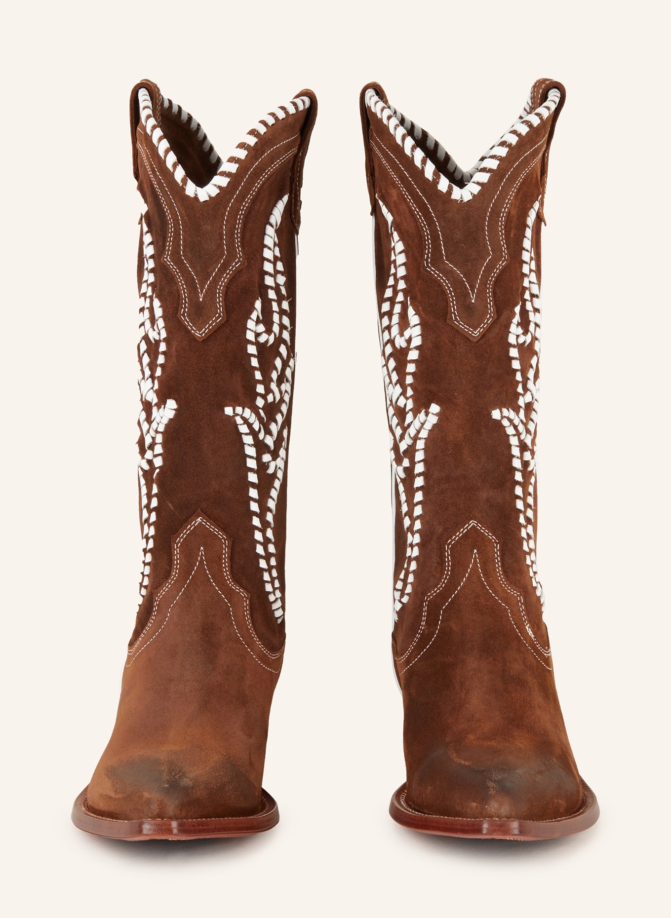 SONORA Cowboy boots SANTA FE TWIST, Color: BROWN/ WHITE (Image 3)
