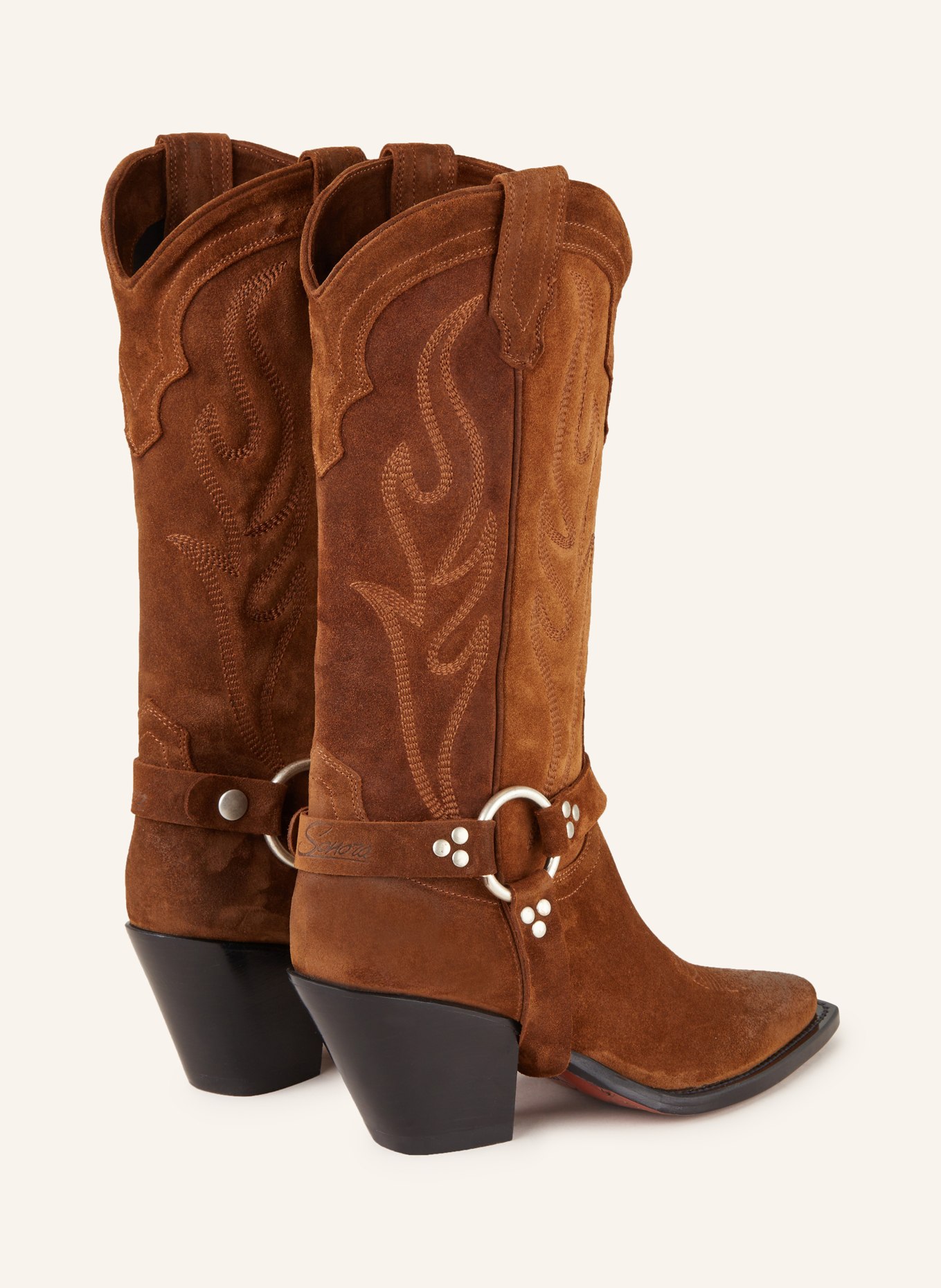 SONORA Cowboy boots SANTA FE BELT, Color: BROWN (Image 2)