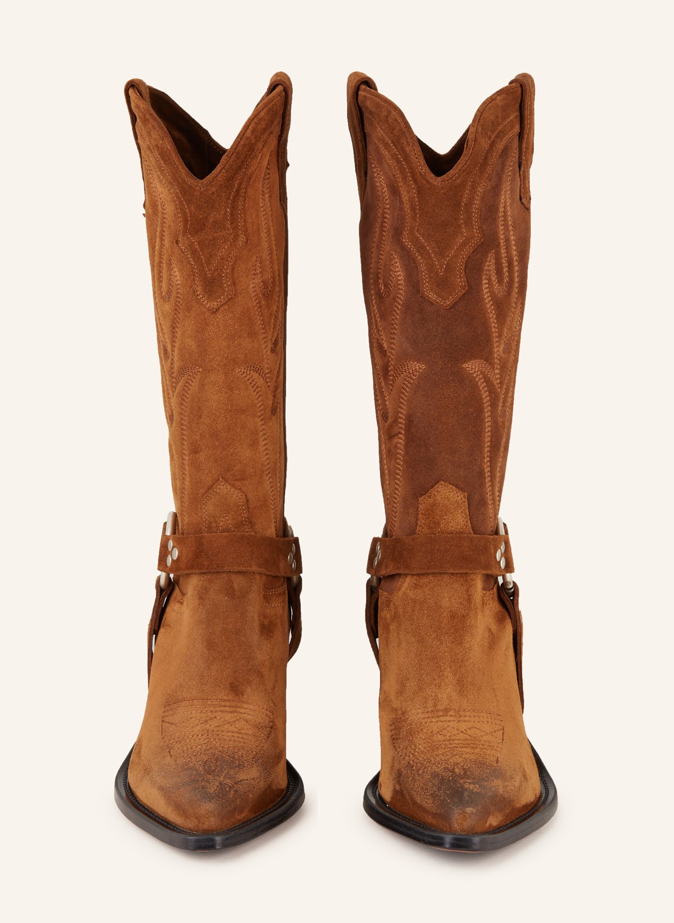 SONORA Cowboy boots SANTA FE BELT, Color: BROWN (Image 3)