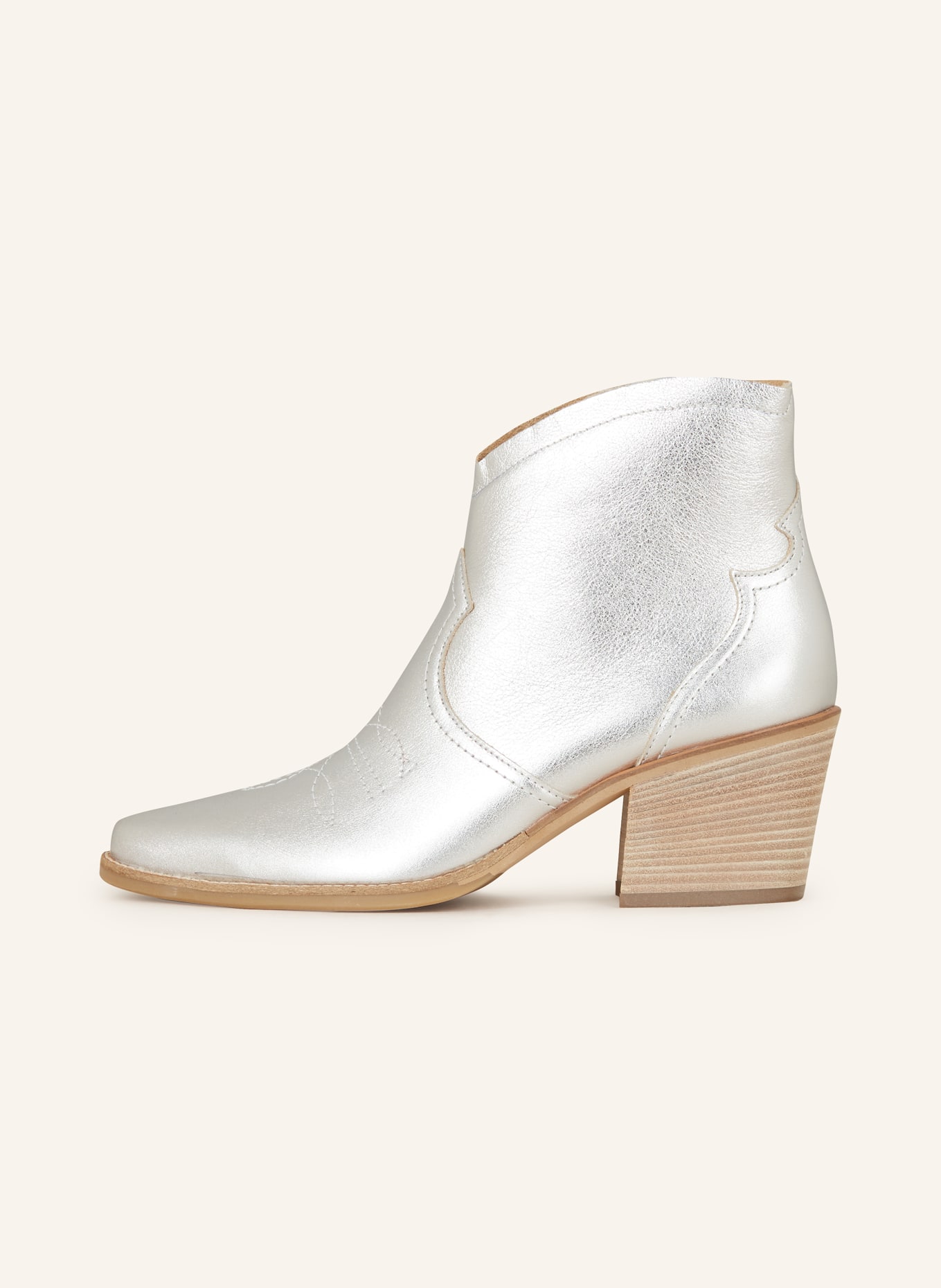 paul green Cowboy boots, Color: SILVER (Image 4)