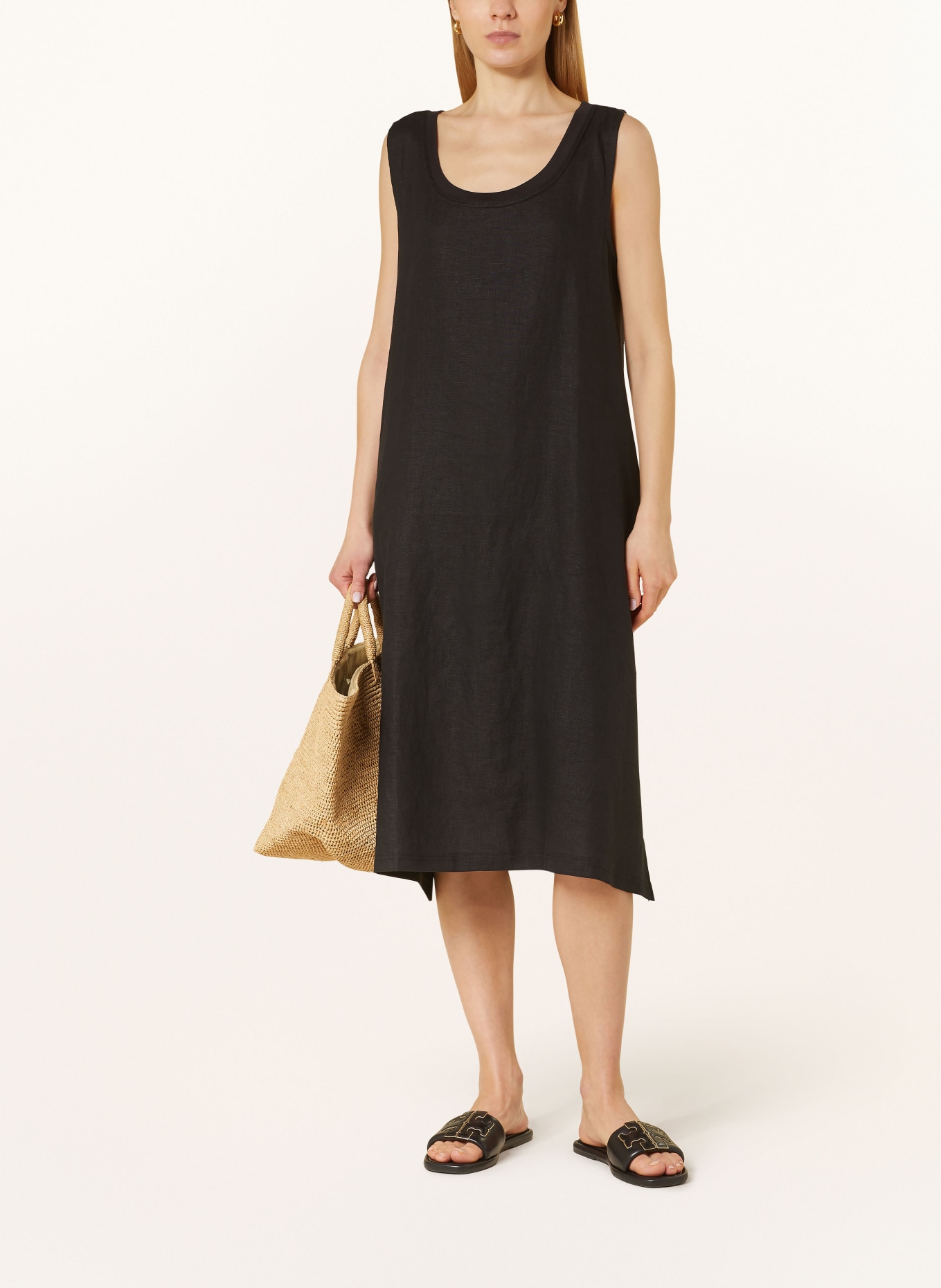 darling harbour Dress in mixed materials, Color: SCHWARZ (Image 2)