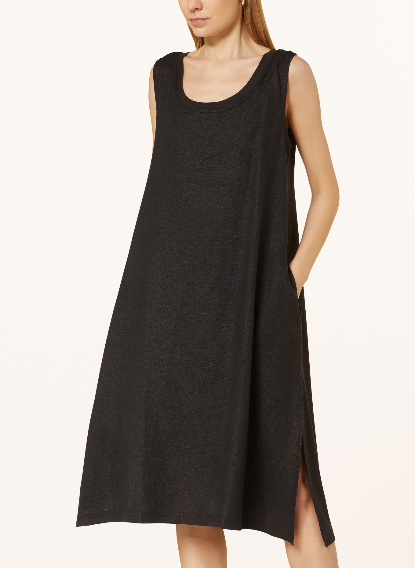 darling harbour Dress in mixed materials, Color: SCHWARZ (Image 4)