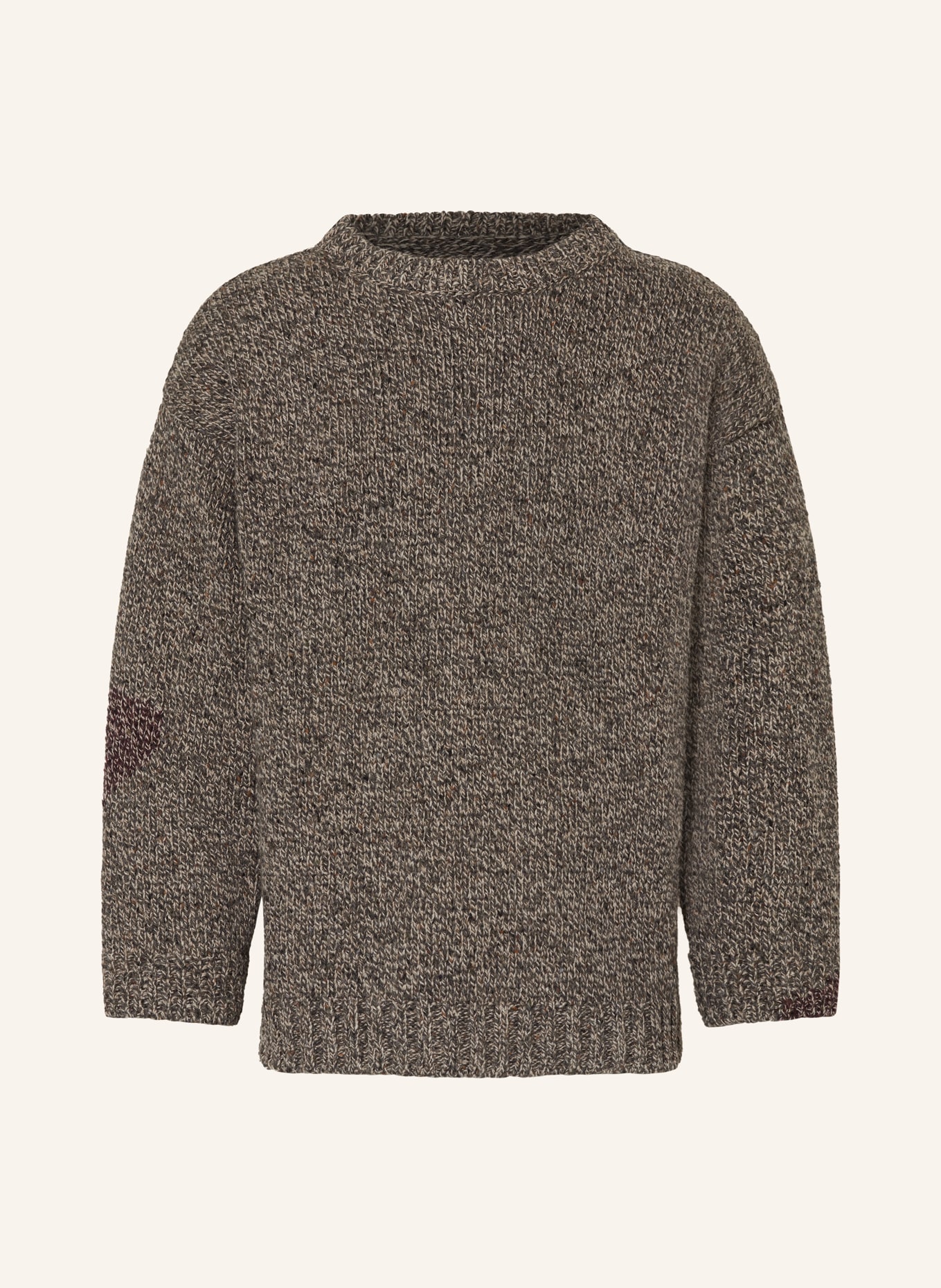 Maison Margiela Sweater, Color: DARK GREEN/ BEIGE (Image 1)