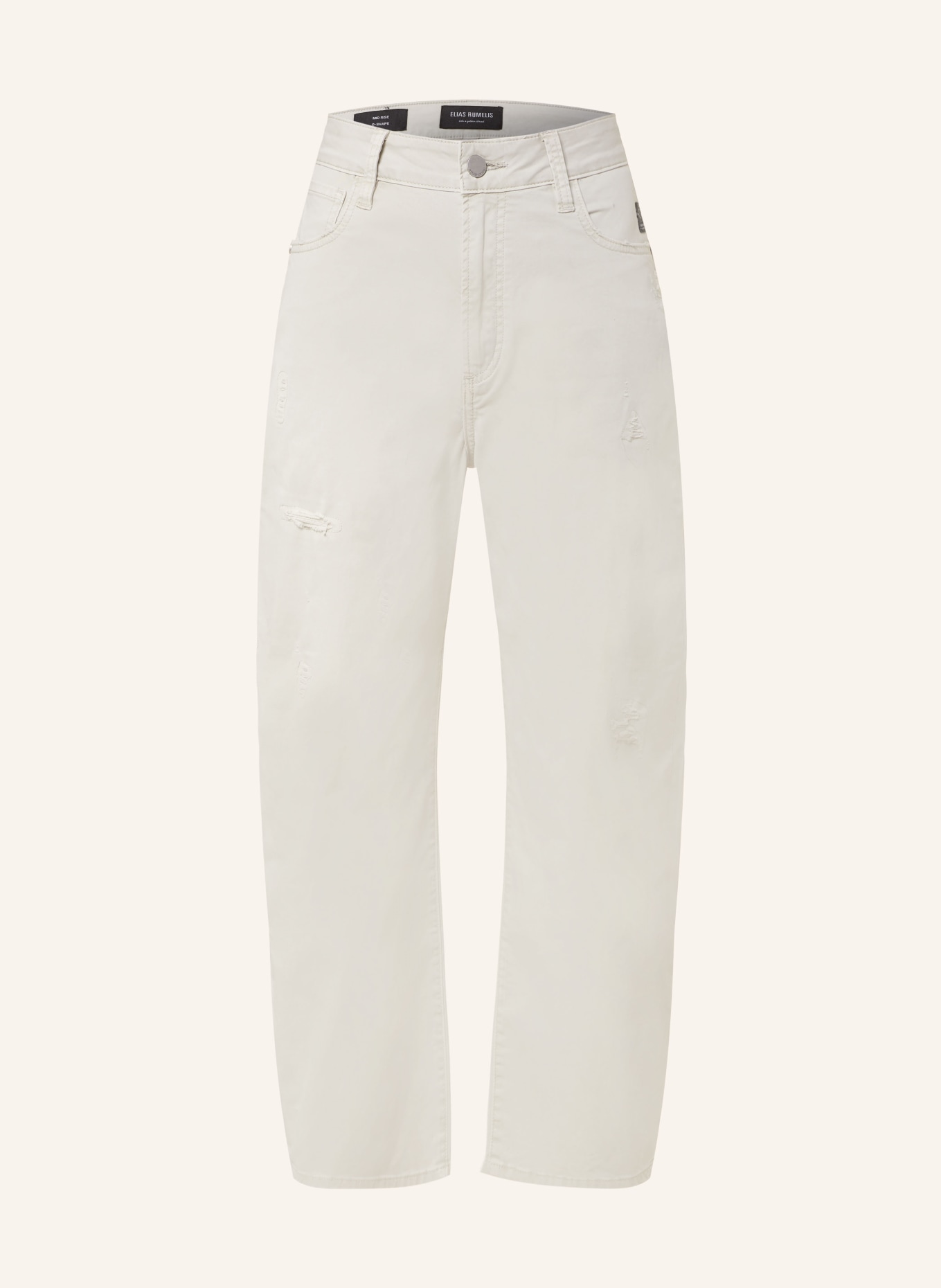 ELIAS RUMELIS Mom jeans ERYOANA, Color: 844 pearl grey (Image 1)