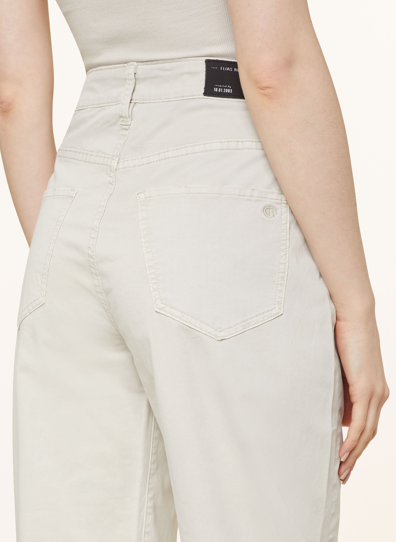 ELIAS RUMELIS Mom jeans ERYOANA, Color: 844 pearl grey (Image 5)