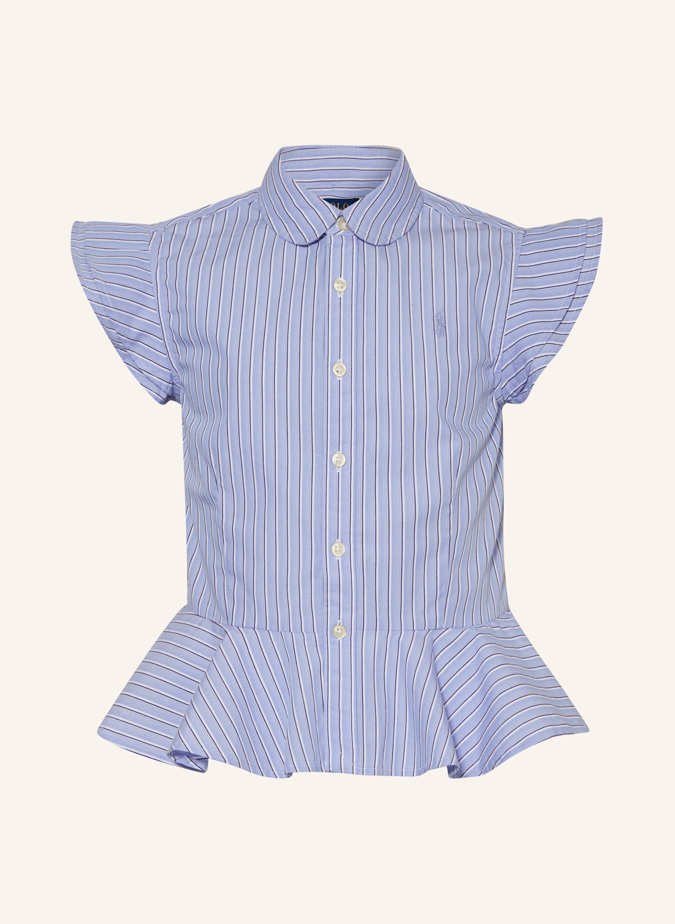 POLO RALPH LAUREN Bluse, Farbe: BLAU/ WEISS (Bild 1)