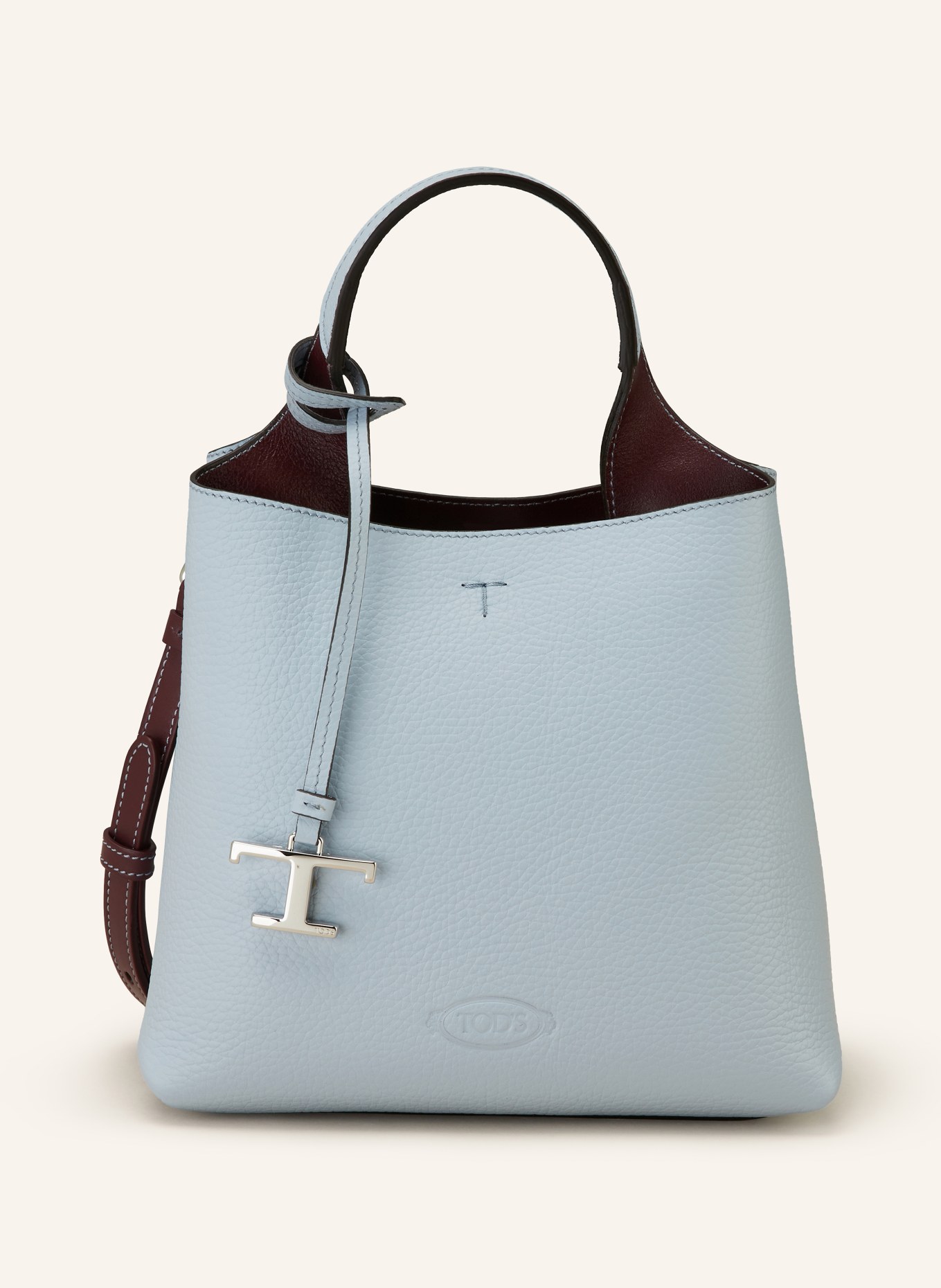 TOD'S Handbag TIMELESS MINI, Color: LIGHT BLUE (Image 1)