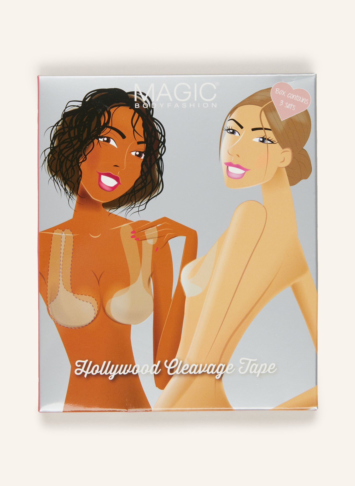 MAGIC Bodyfashion Brust-Tape HOLLYWOOD CLEAVAGE, Farbe: HELLBRAUN (Bild 2)