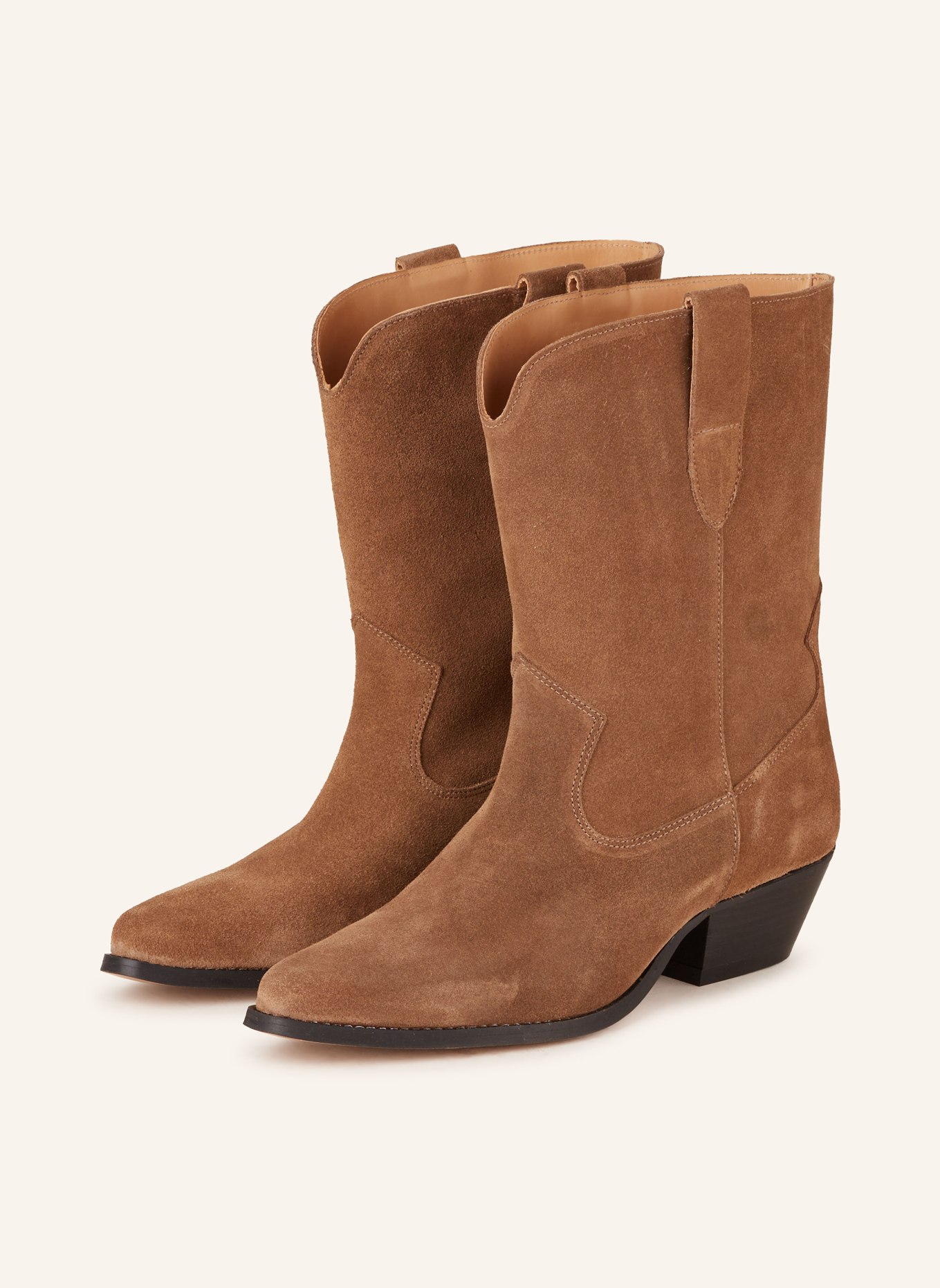 MRS & HUGS Cowboylaarzen: KAKI / BRUIN