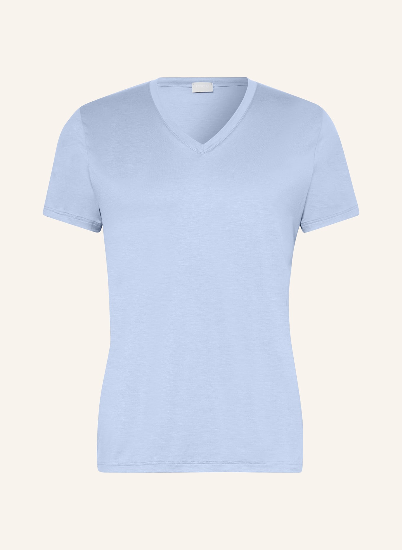 mey Pajama shirt series SELECTION, Color: LIGHT BLUE (Image 1)