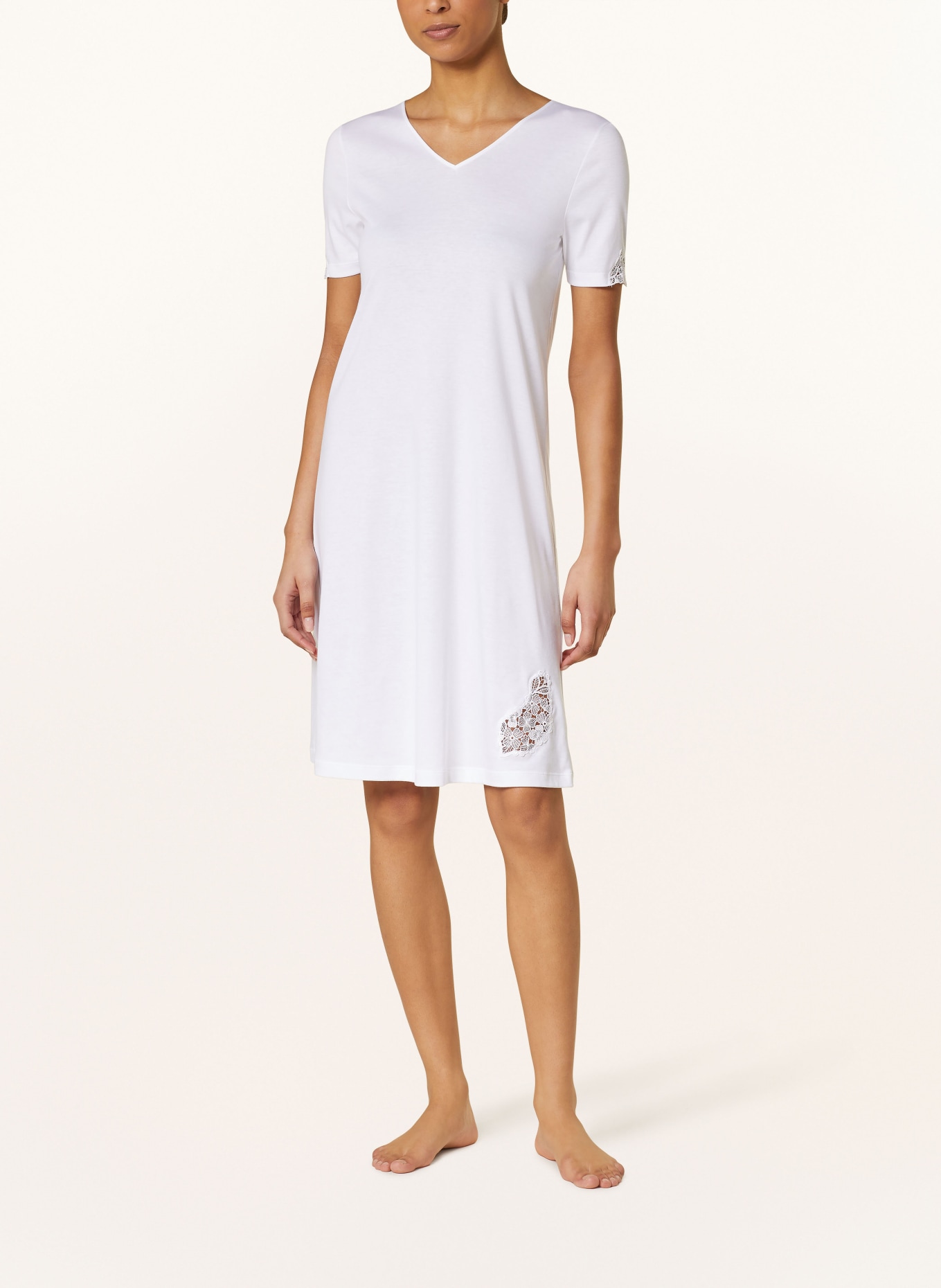 HANRO Nightgown MICHELLE, Color: WHITE (Image 2)