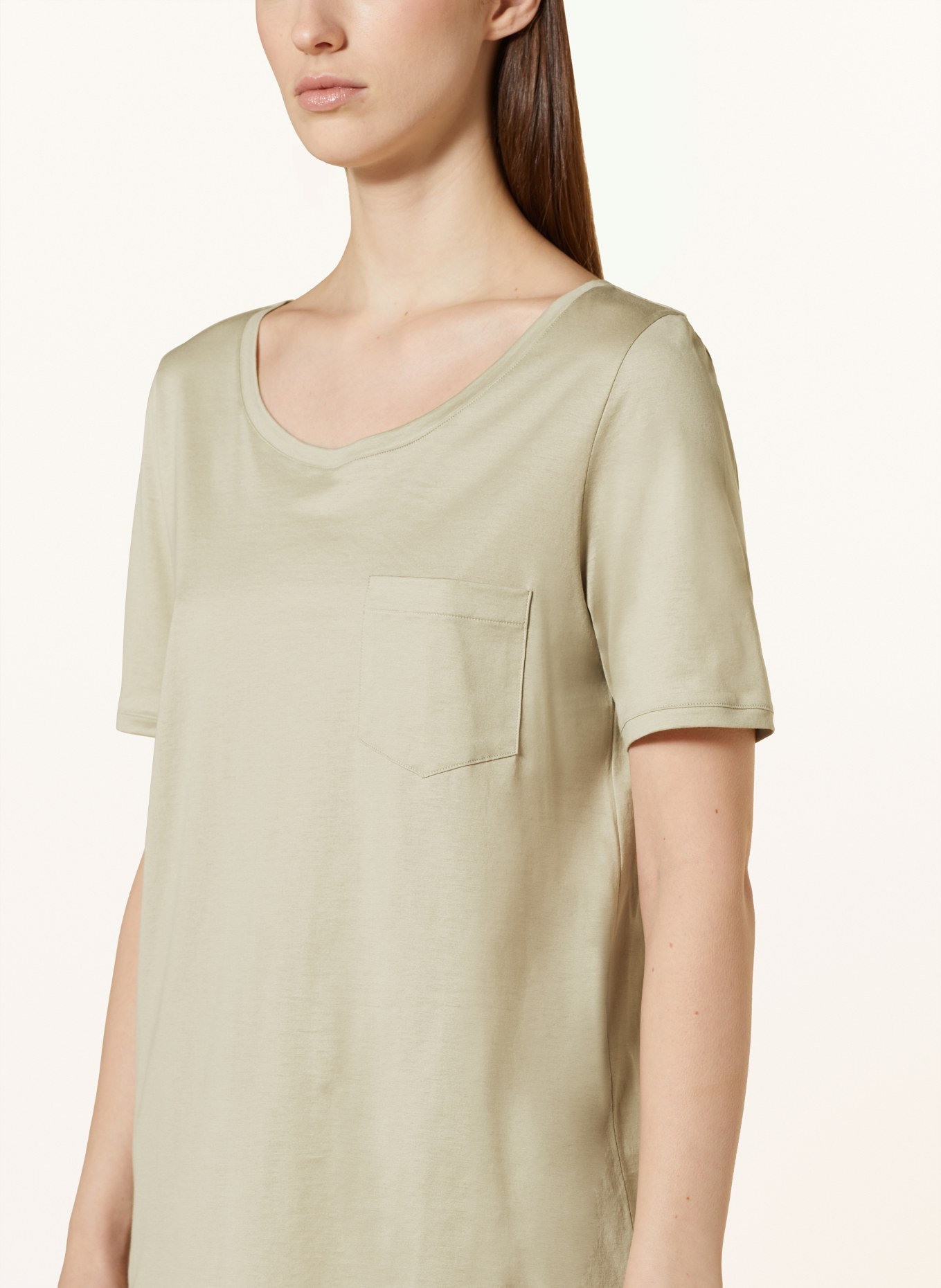 HANRO Shorty-Schlafanzug COTTON DELUXE, Farbe: HELLGRÜN (Bild 4)