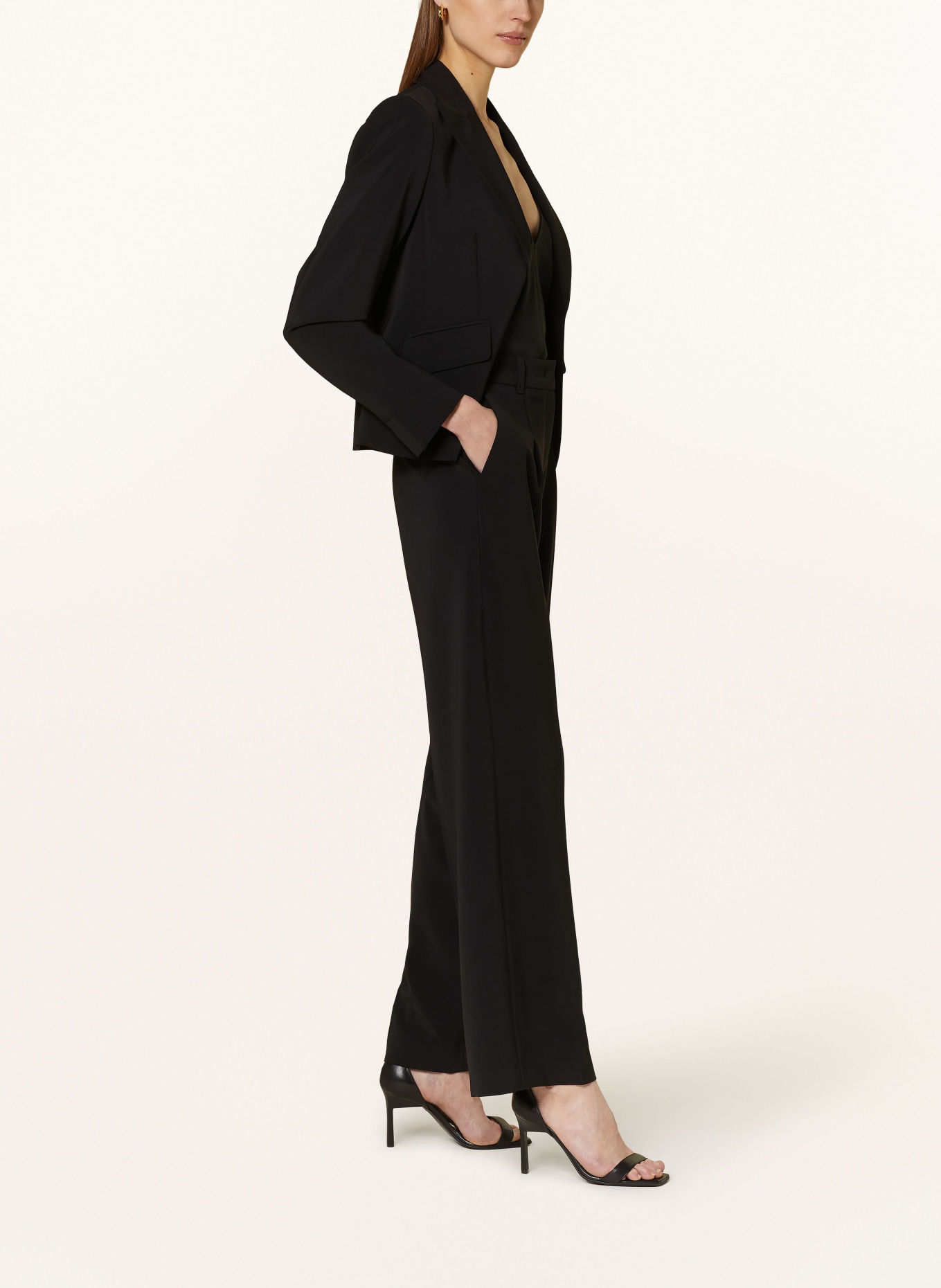 RIANI Wide leg trousers, Color: BLACK (Image 4)