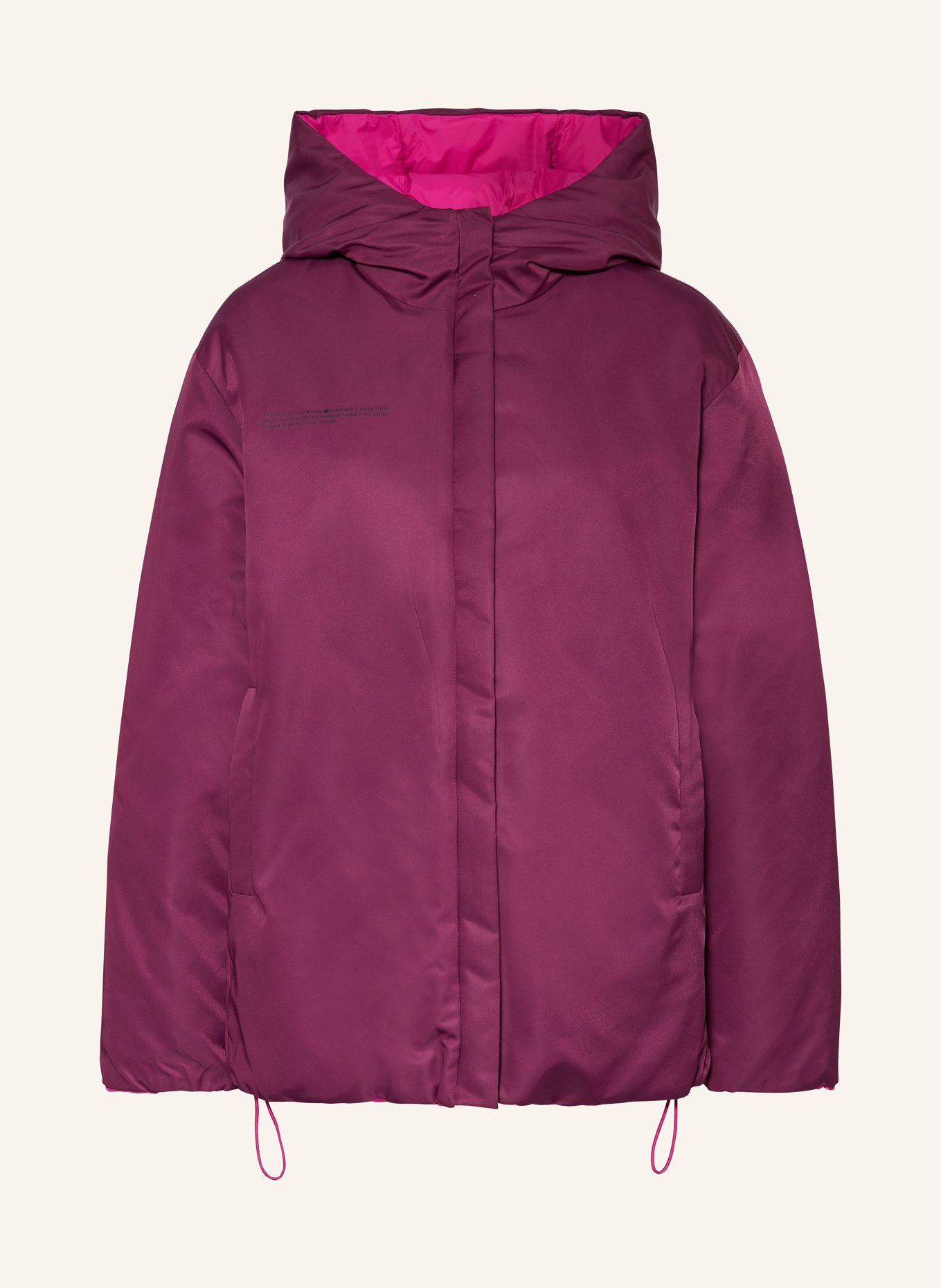 PANGAIA Reversible jacket, Color: FUCHSIA (Image 1)