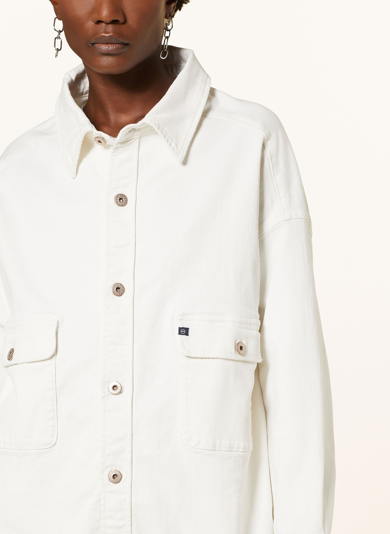 AG Jeans Denim overshirt, Color: WHITE (Image 4)