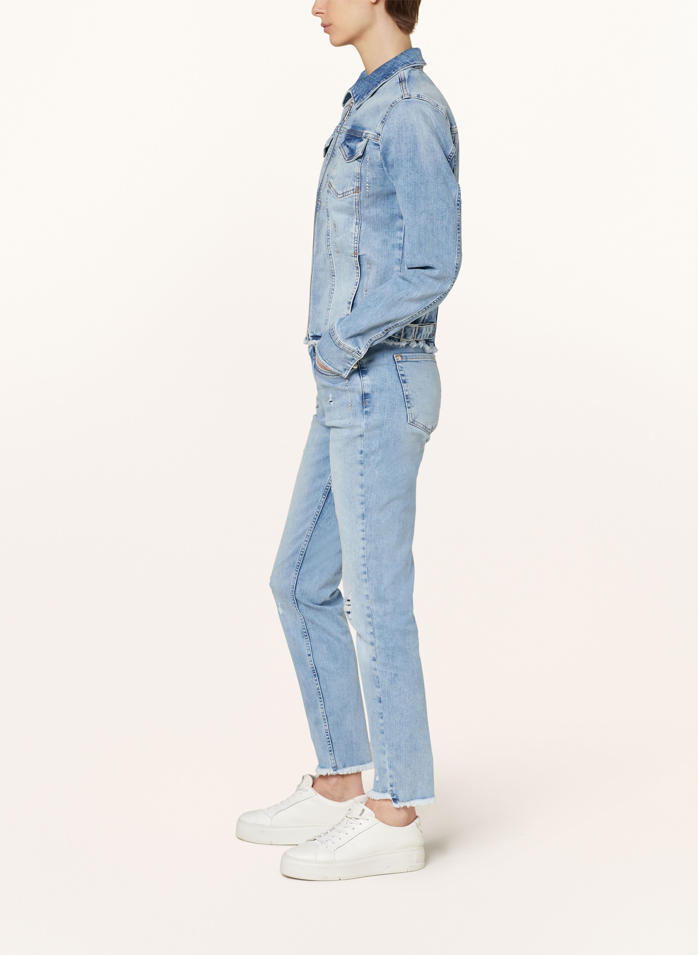 monari Jeans mit Schmucksteinen, Farbe: 750 jeans (Bild 4)