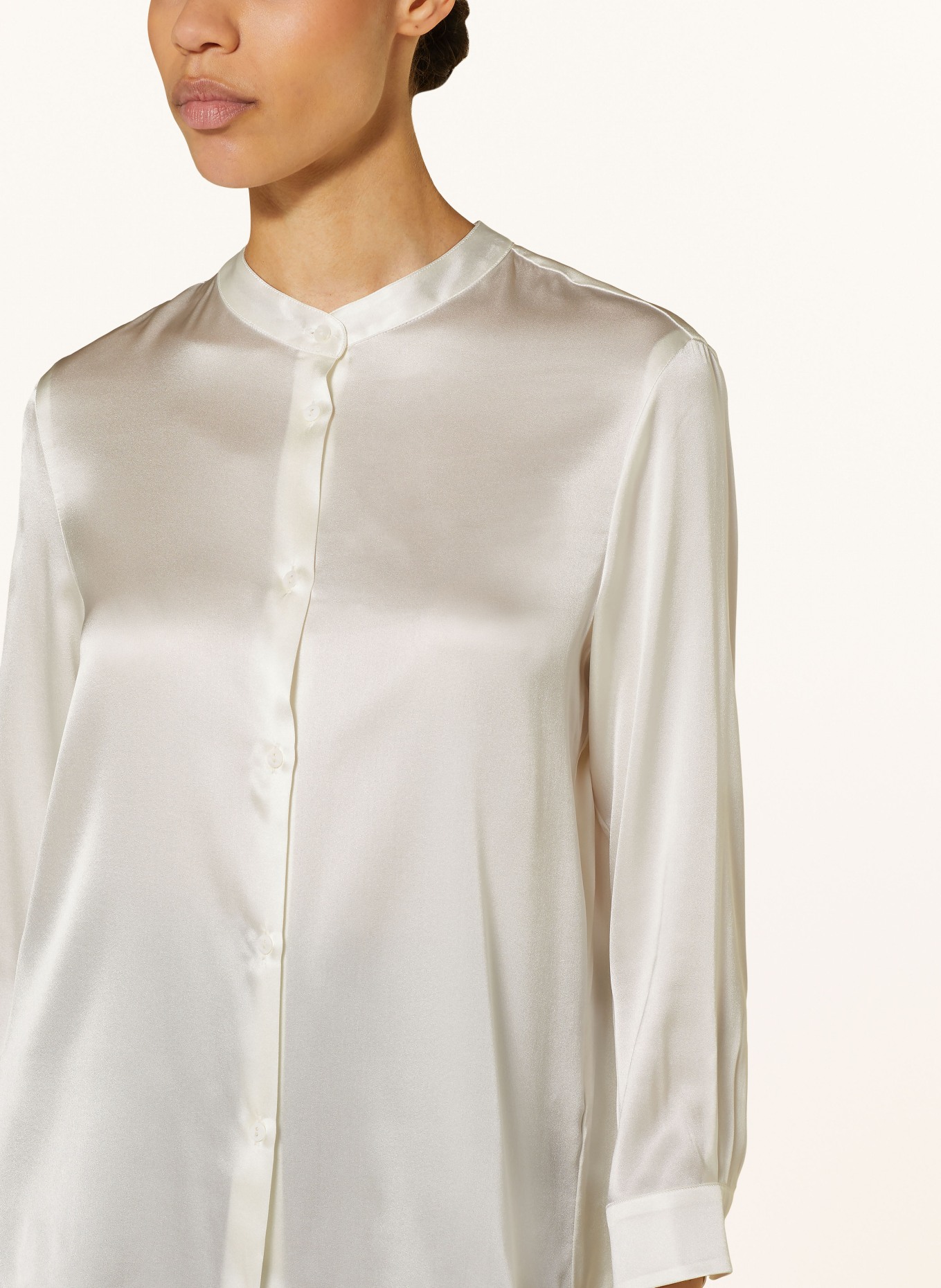 Sophie Silk blouse OLSIMO, Color: ECRU (Image 4)