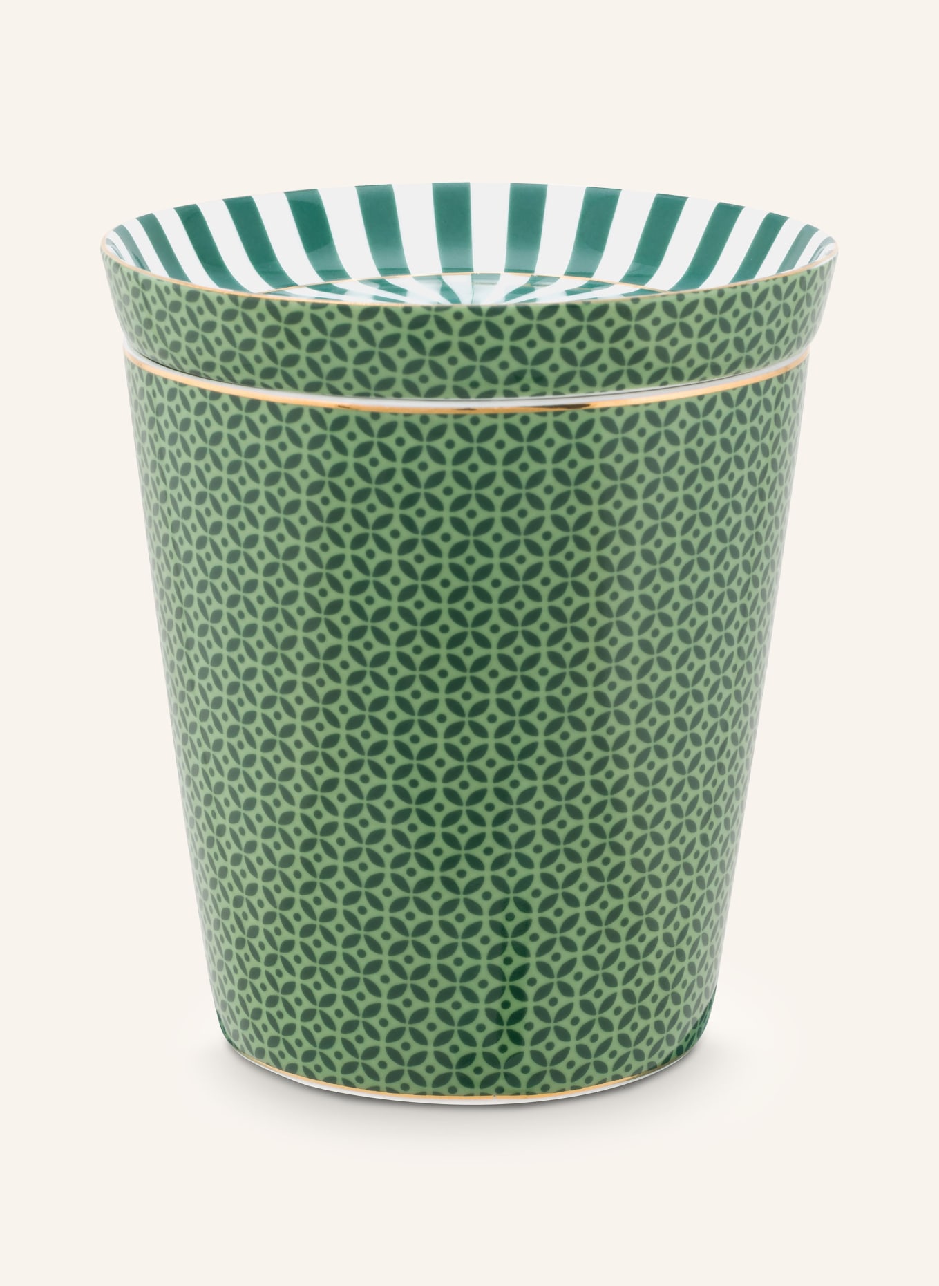 PIP studio Zestaw ROYAL TILES: Kubek i tacka na torebkę herbaty, Kolor: ZIELONY/ CIEMNOZIELONY (Obrazek 2)