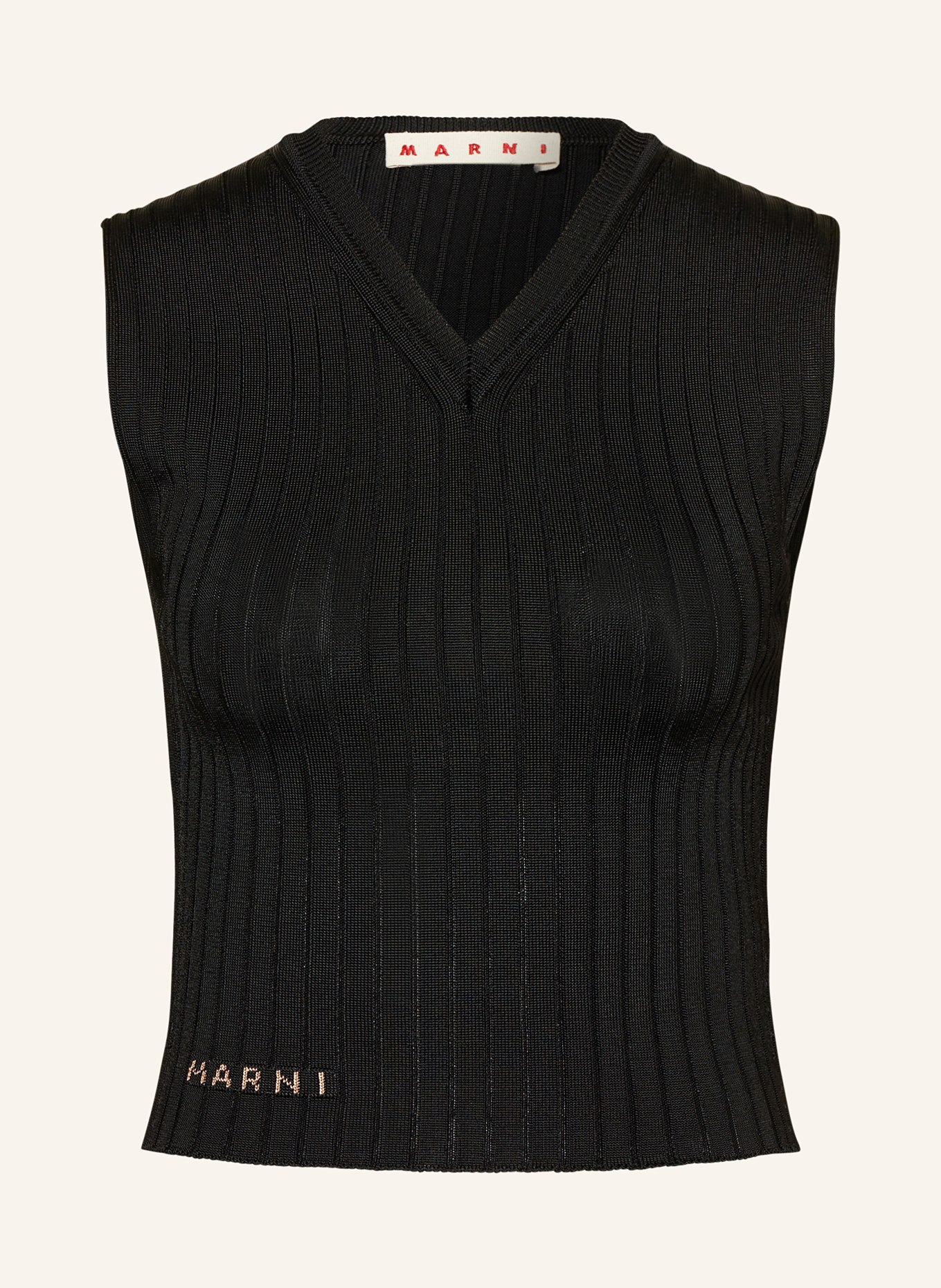 MARNI Knit top, Color: BLACK (Image 1)