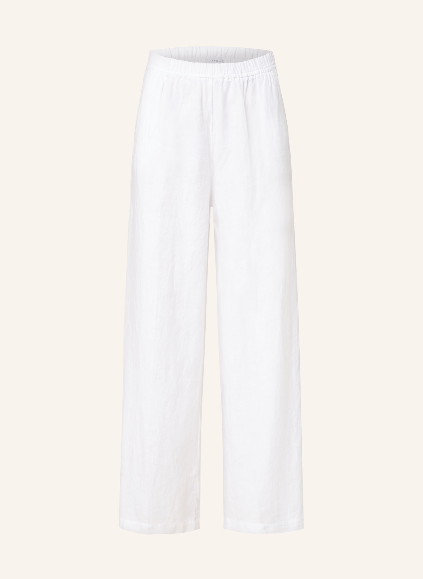 ROSSO35 Linen culottes, Color: WHITE (Image 1)