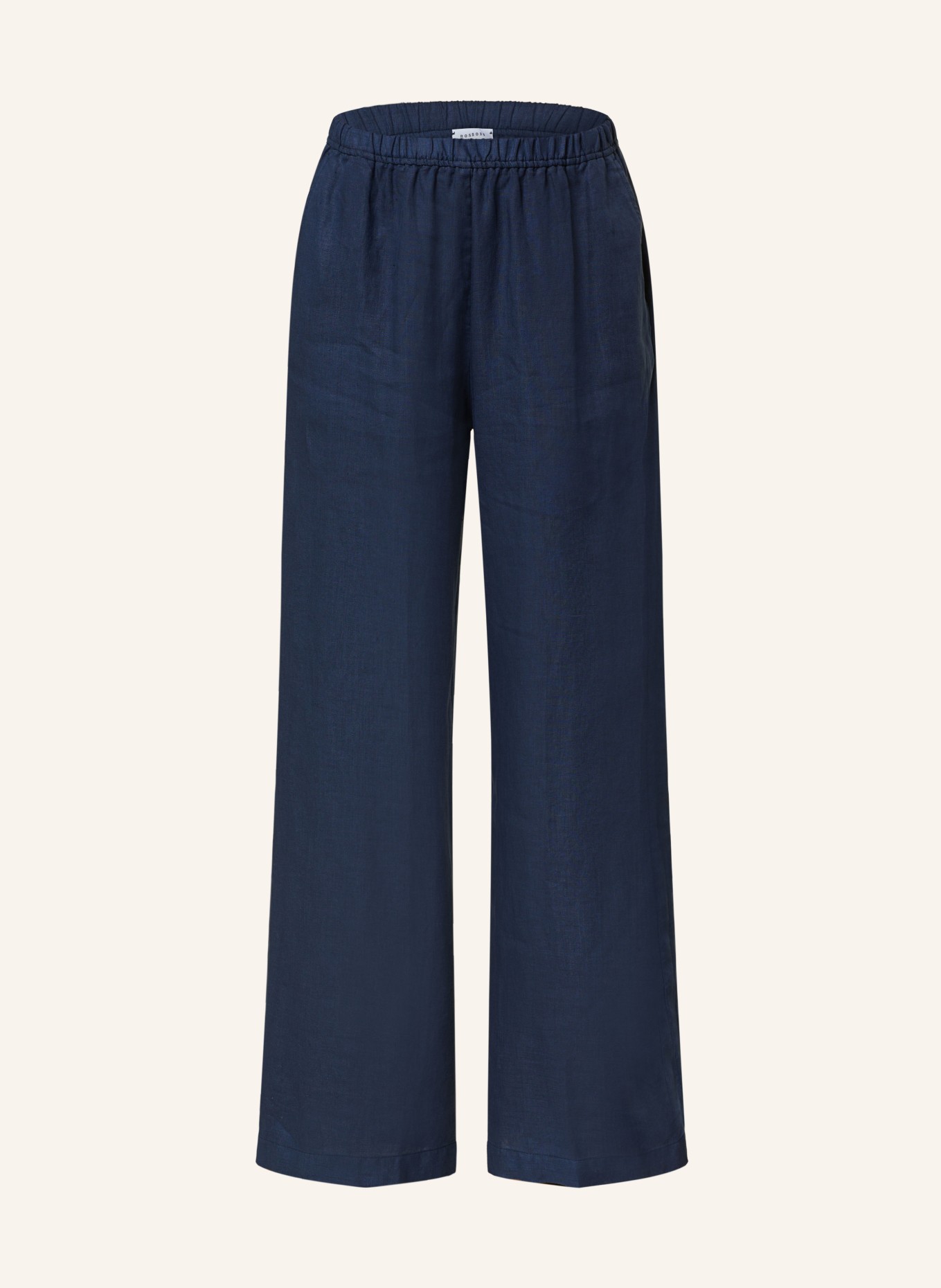 ROSSO35 Linen culottes, Color: DARK BLUE (Image 1)