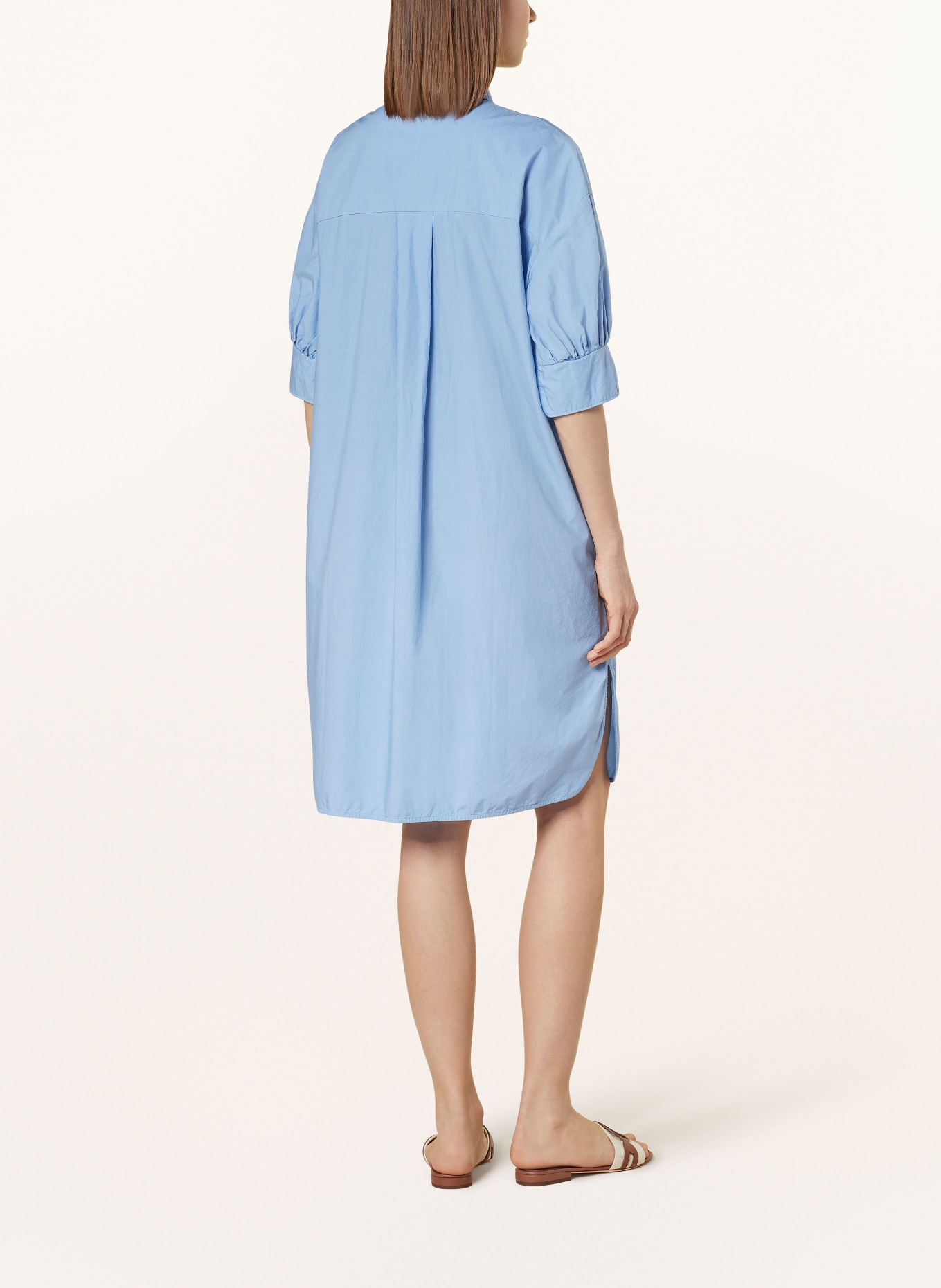 ROSSO35 Dress with 3/4 sleeves, Color: LIGHT BLUE (Image 3)