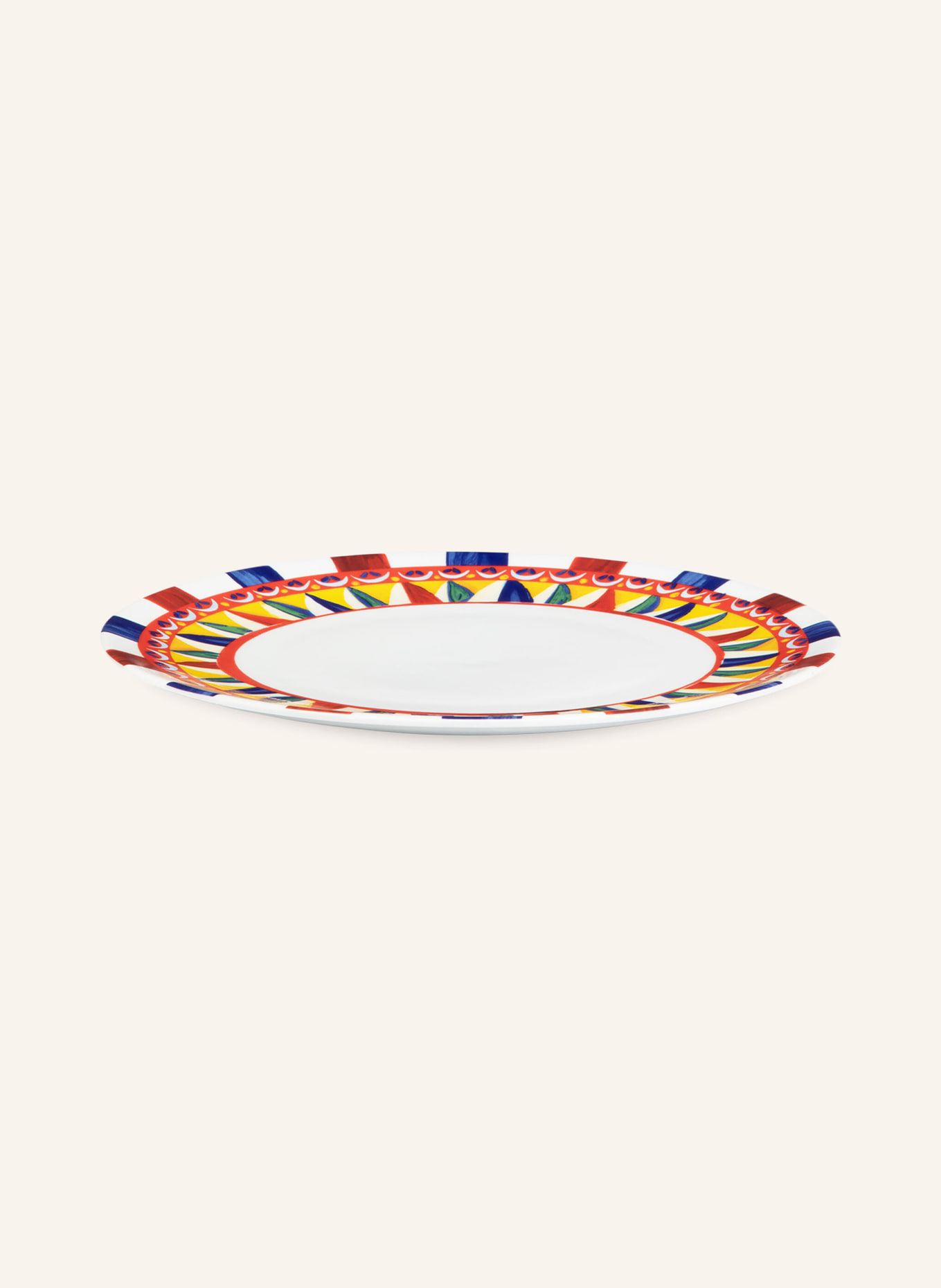 DOLCE & GABBANA CASA Serving plate, Color: BLUE/ WHITE/ RED (Image 3)