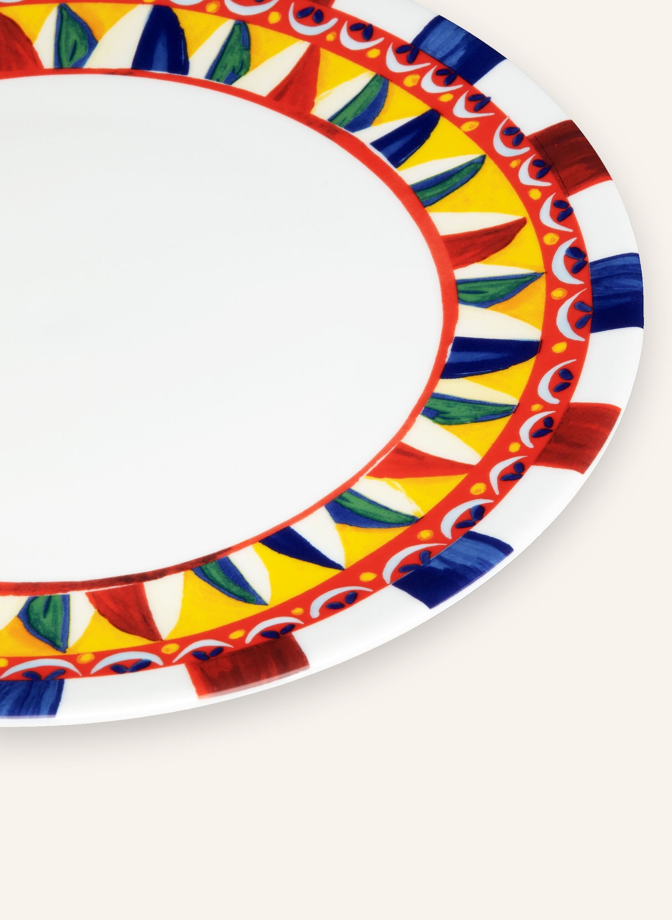 DOLCE & GABBANA CASA Serving plate, Color: BLUE/ WHITE/ RED (Image 4)