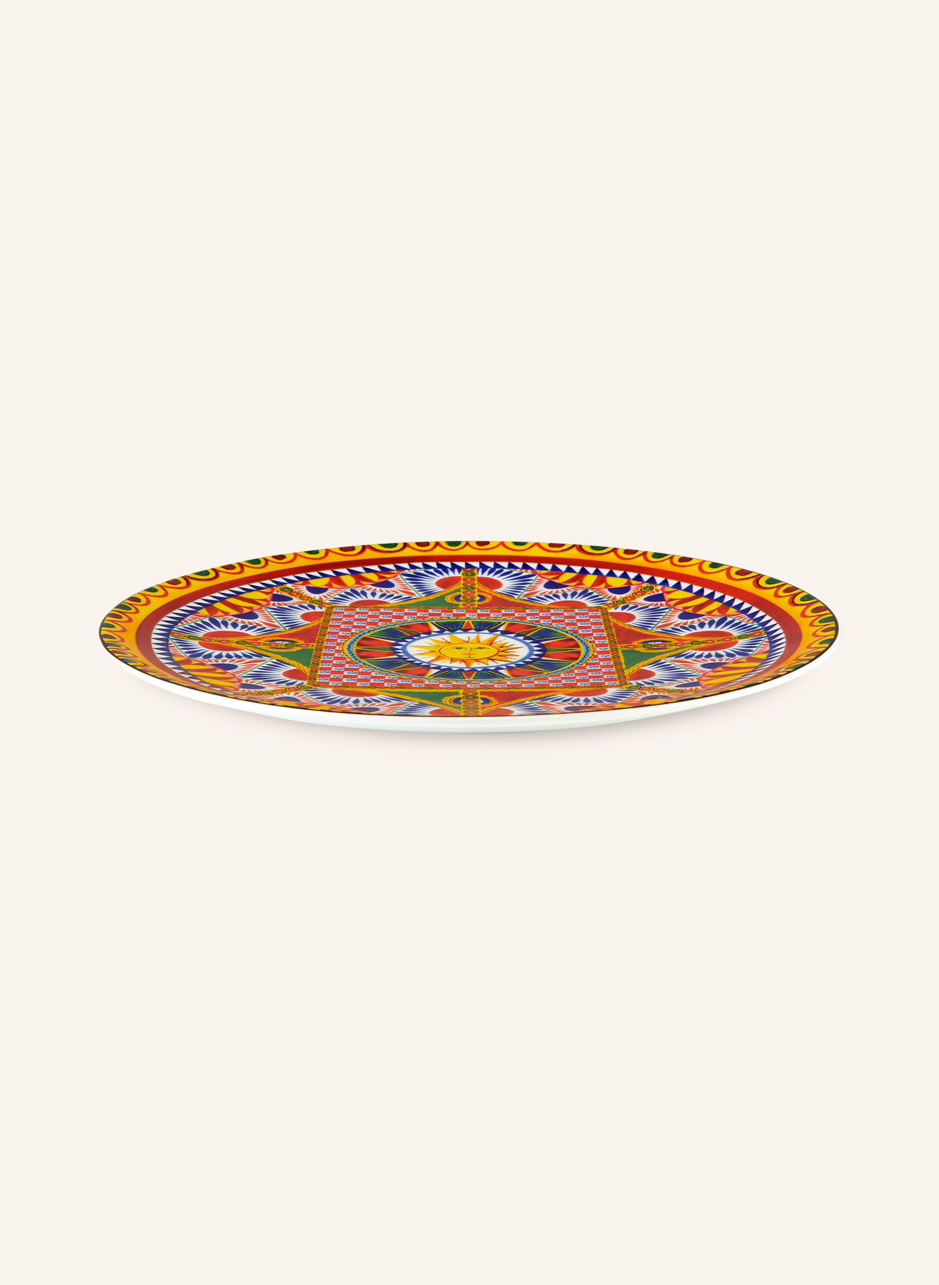 DOLCE & GABBANA CASA Serving plate, Color: BLUE/ RED/ YELLOW (Image 3)