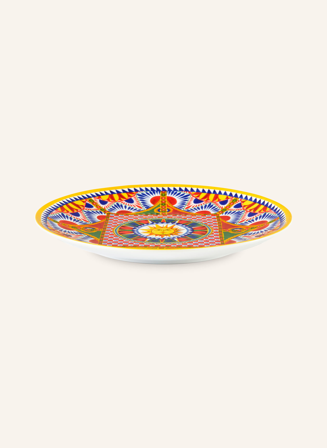 DOLCE & GABBANA CASA Set of 2 dinner plates, Color: BLUE/ RED/ YELLOW (Image 3)